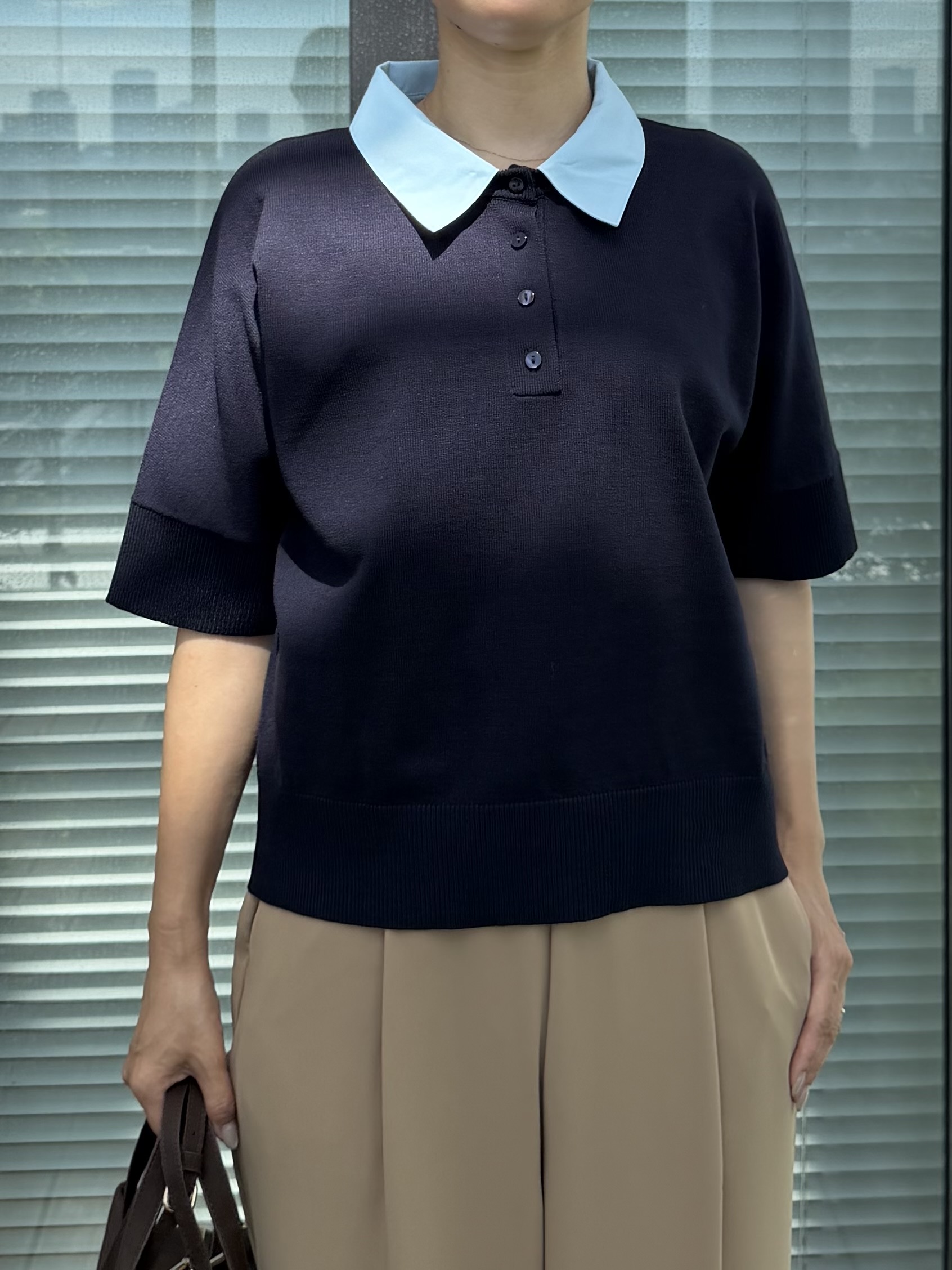 Mariko.Sさんの「OPAQUE.CLIP｜とろみイージーワイドパンツ【防シワ／洗濯機OK】」を使ったコーディネート