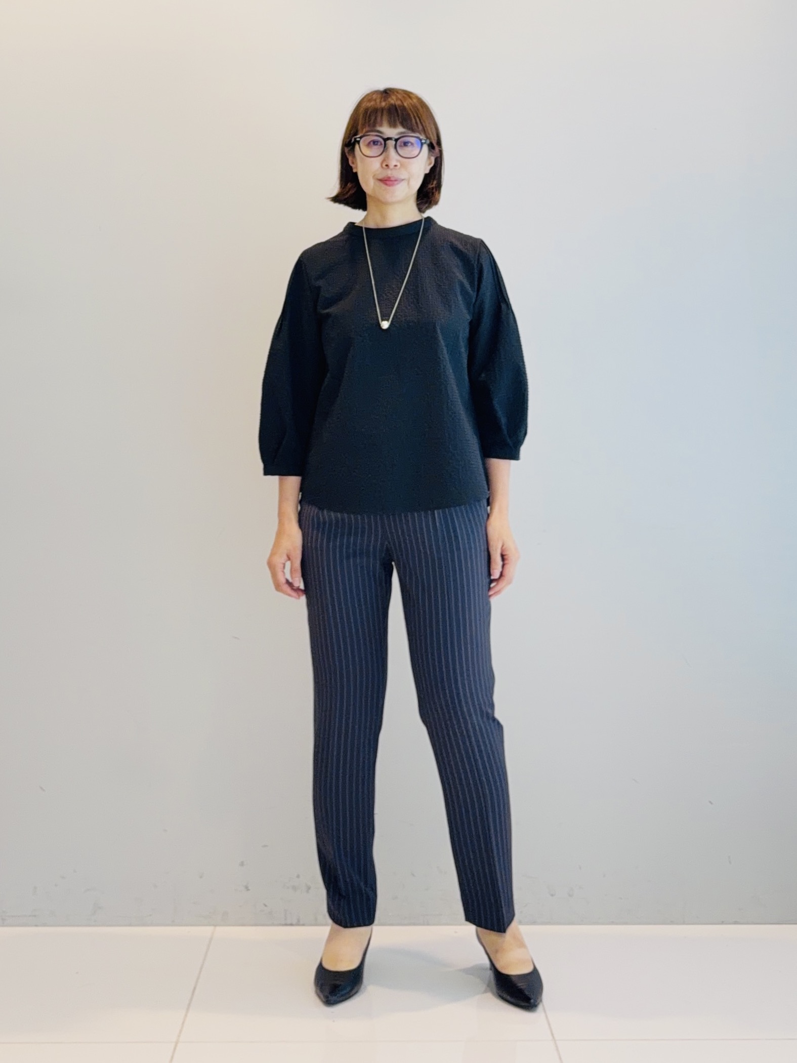 murayamaさんの「INDIVI｜【新作登場！着る日傘】 テーパードパンツ」を使ったコーディネート