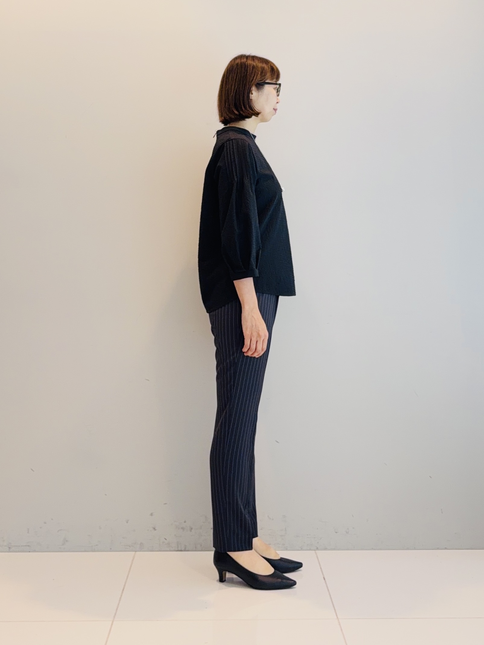 murayamaさんの「INDIVI｜【新作登場！着る日傘】 テーパードパンツ」を使ったコーディネート