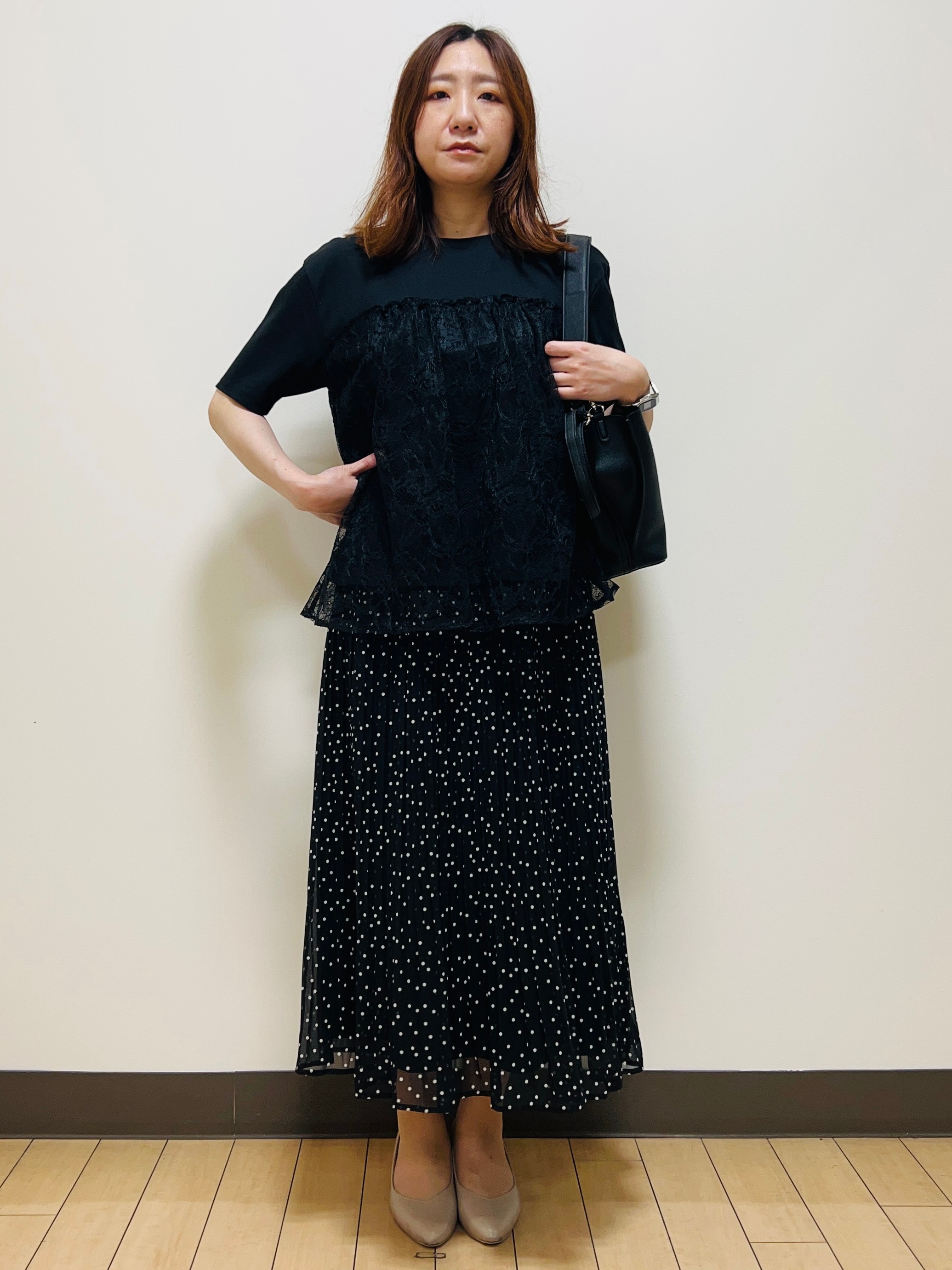 miiiさんの「Reflect｜【UVカット／接触冷感／手洗い可】ラッセルレースプルオーバー」を使ったコーディネート
