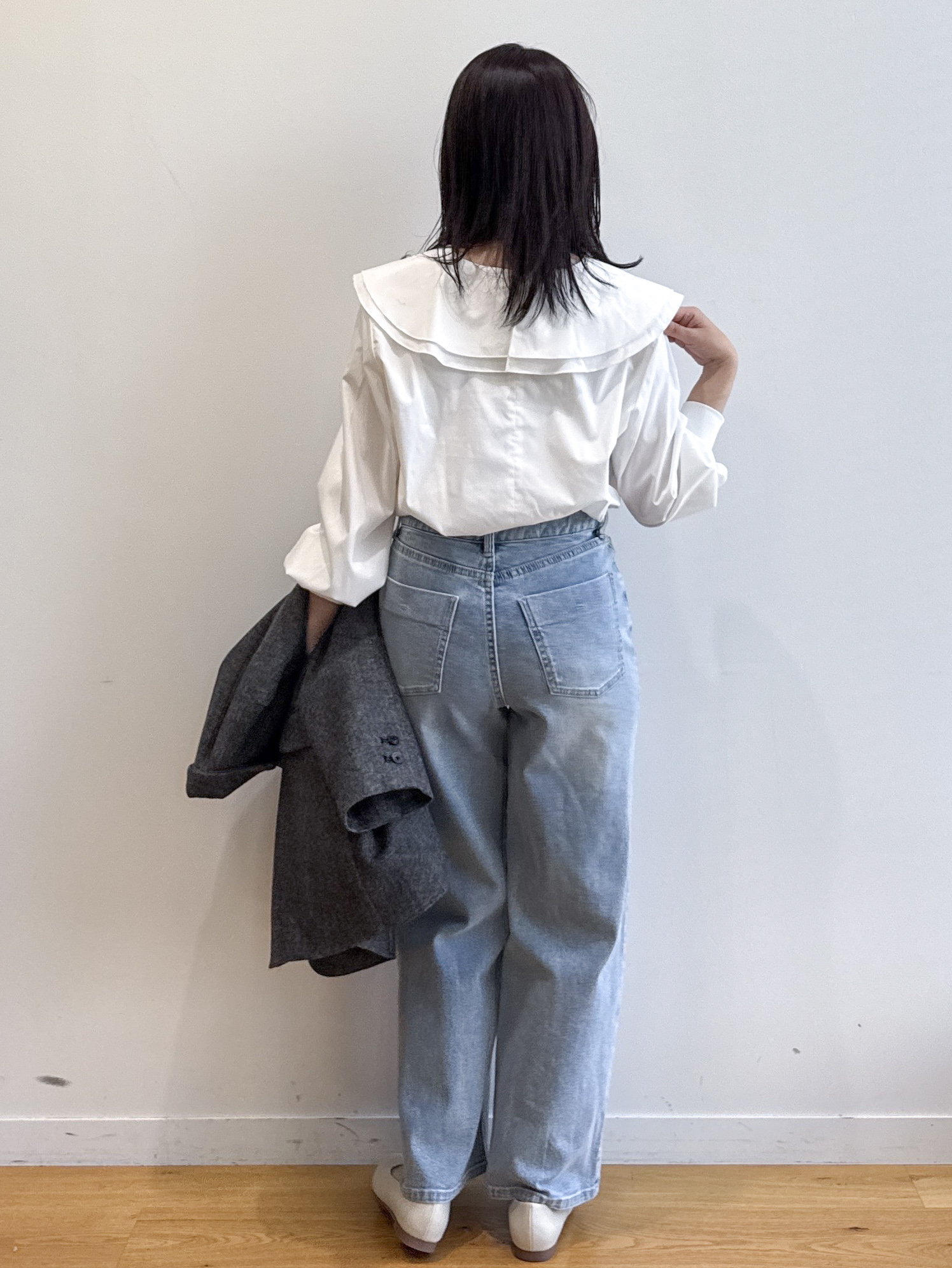 そねなおさんの「index｜ストレッチバギーデニム【洗濯機洗い可】《SS～LL》」を使ったコーディネート
