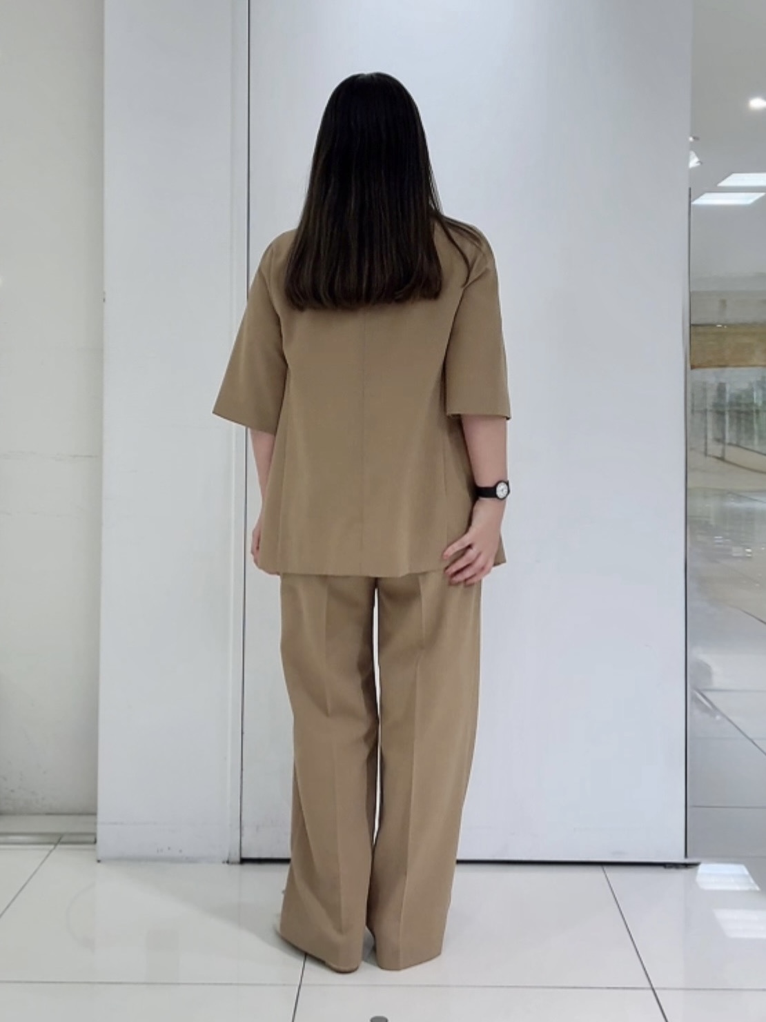 なかじさんの「UNTITLED｜【セットアップ可/UVカット/通気性】エアリークール半袖ジャケット」を使ったコーディネート