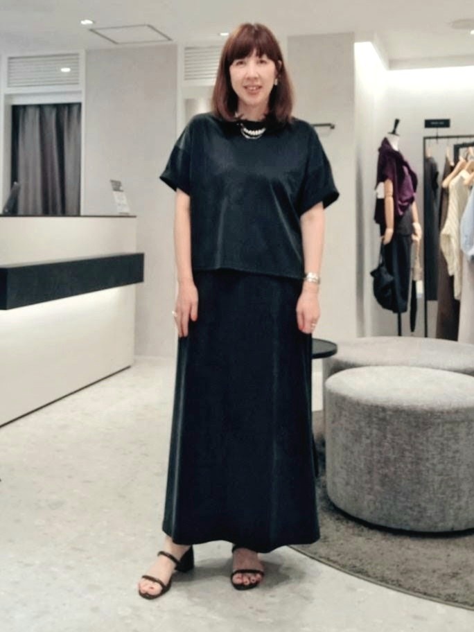 MAMIさんの「UNTITLED｜【セットアップ可/接触冷感】ヴィンテージライクプルオーバー」を使ったコーディネート