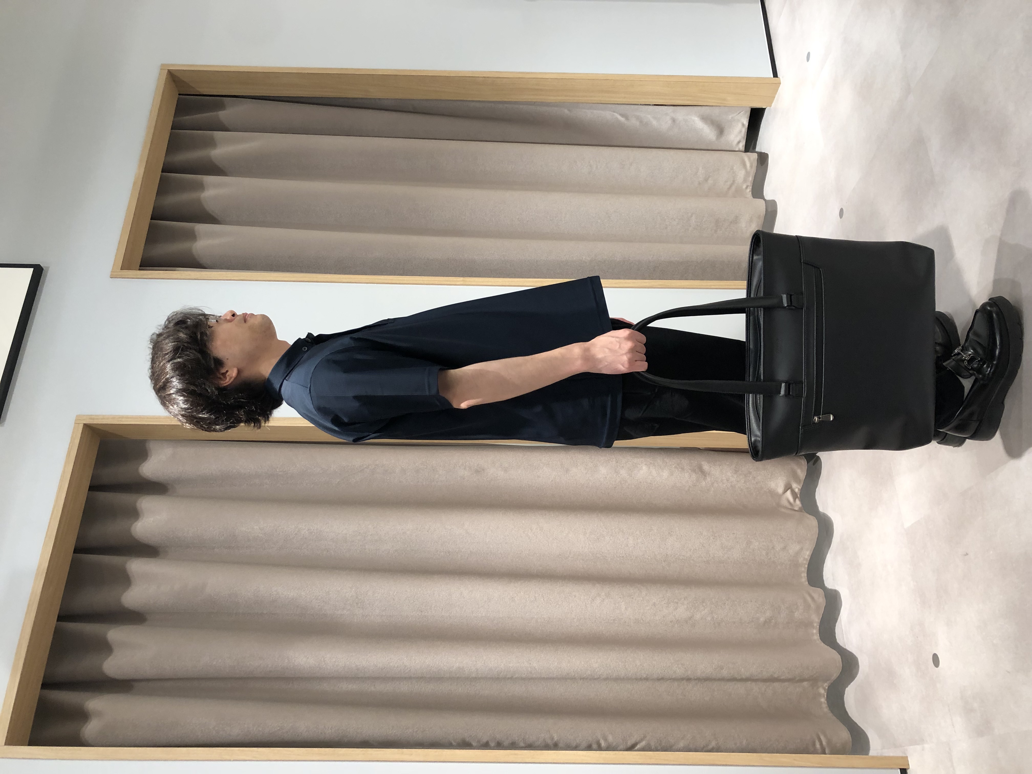 平塚郁博さんの「TAKEO KIKUCHI｜【通気性】AIR TOOL ポロシャツ」を使ったコーディネート