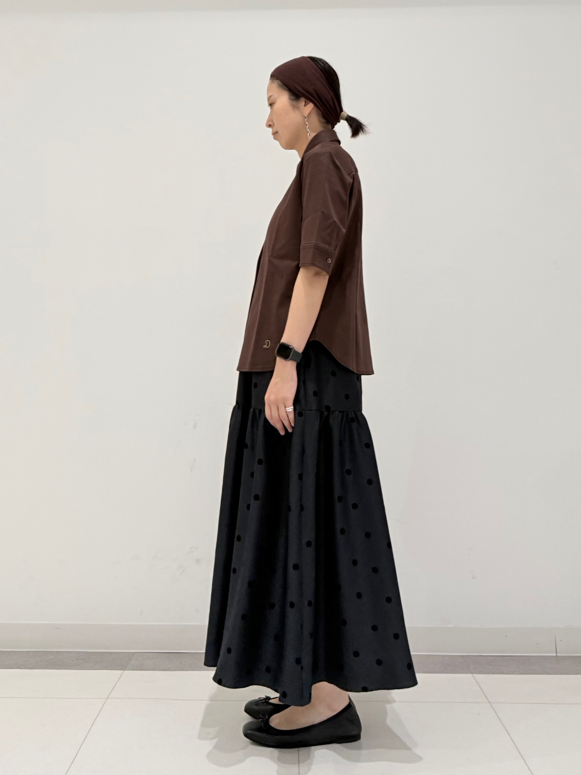 MIYAKAWAさんの「DRESSTERIOR｜【接触冷感／抗菌防臭／消臭】ICE CLEAR COTTON ハーフスリーブシャツ」を使ったコーディネート