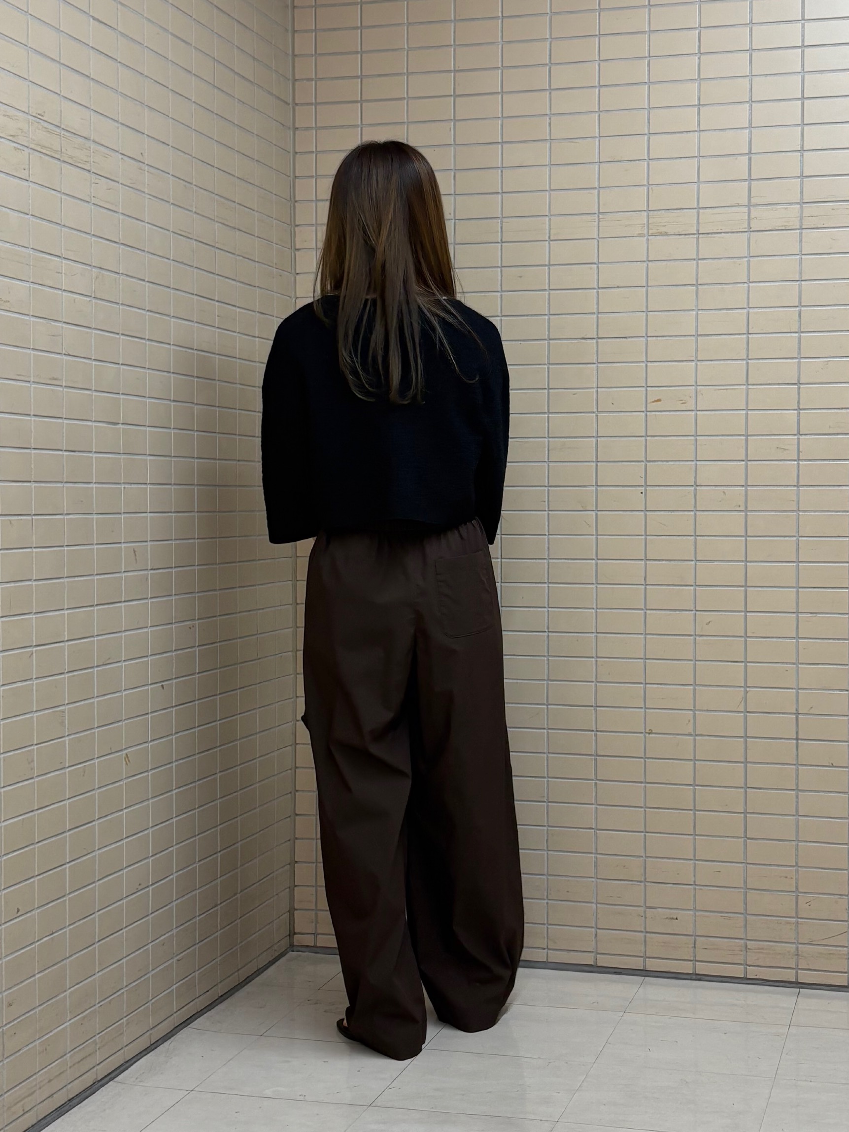kyokaさんの「UNTITLED｜【ストレッチ性/洗える】短丈ニットカーディガン」を使ったコーディネート