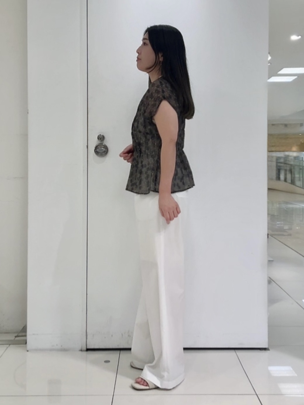 なかじさんの「UNTITLED｜ヴィンテージドットブラウス」を使ったコーディネート