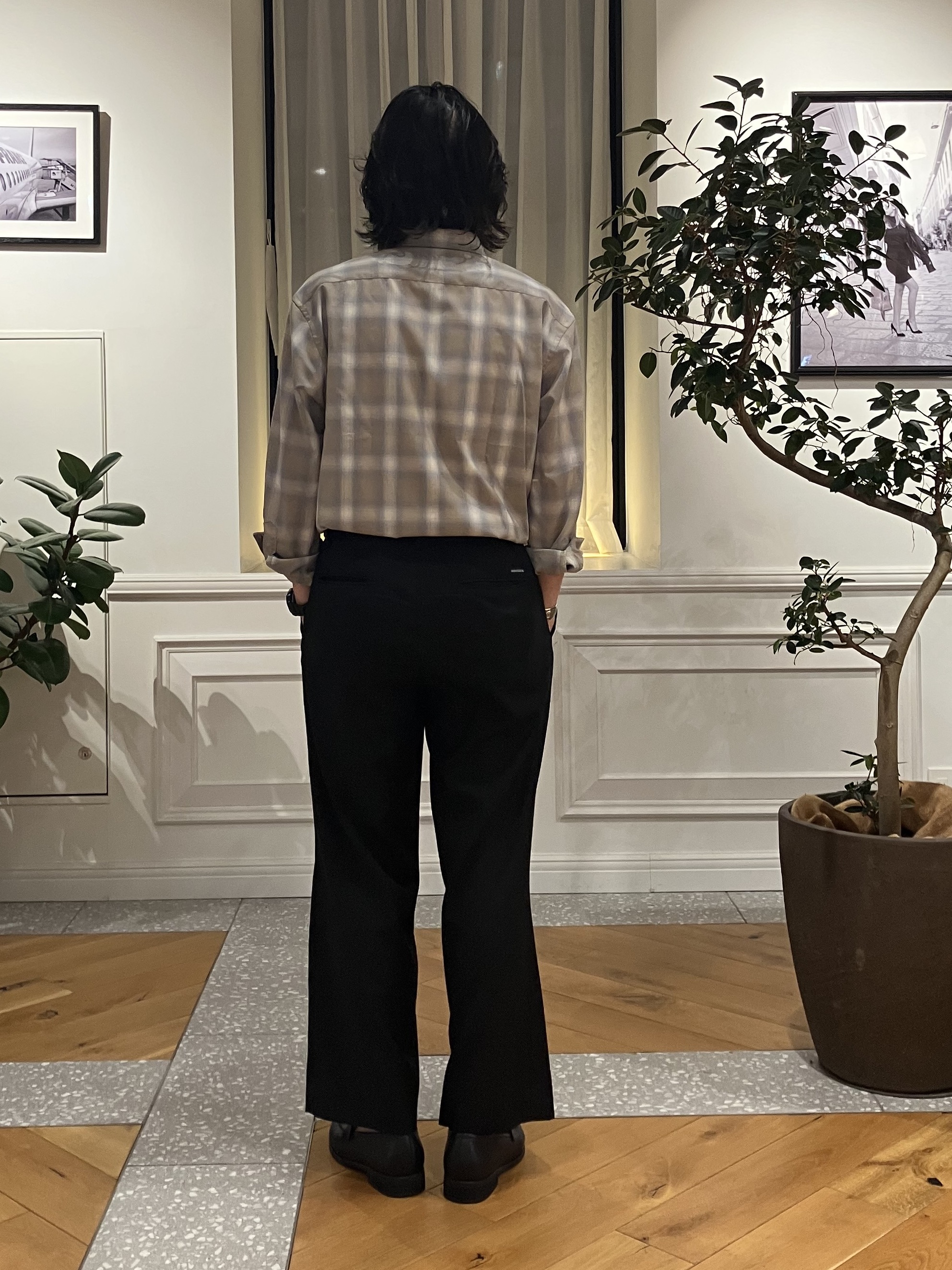 junyaさんの「DRESSTERIOR｜オンブレーチェックシャツ」を使ったコーディネート