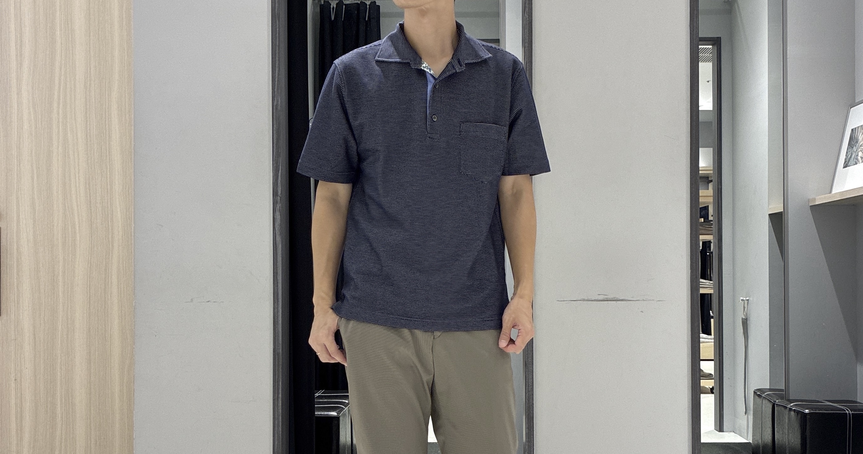 わいずみさんの「TAKEO KIKUCHI｜【抗菌防臭】ステイフレッシュ ポロシャツ」を使ったコーディネート