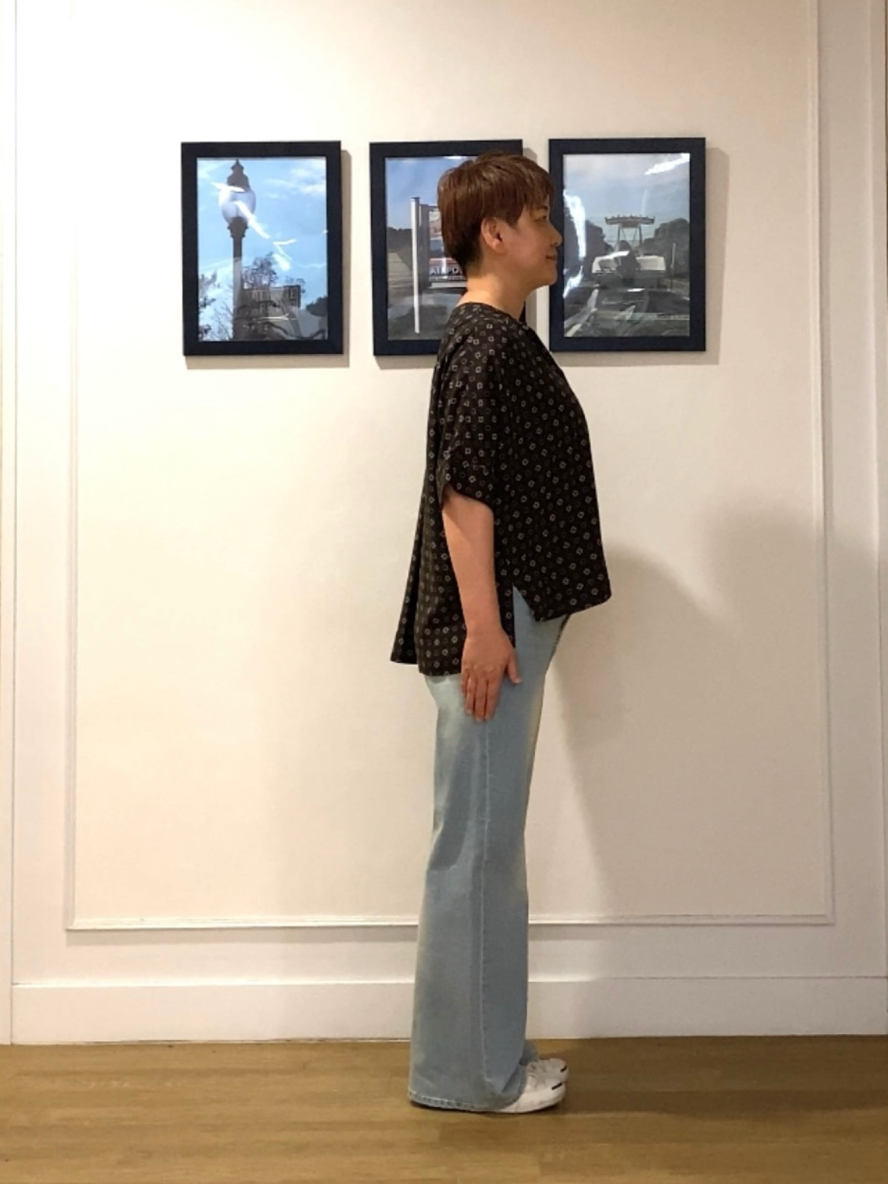 Hiroさんの「Dessin｜【セットアップ可】小紋柄プリント スキッパーシャツ」を使ったコーディネート