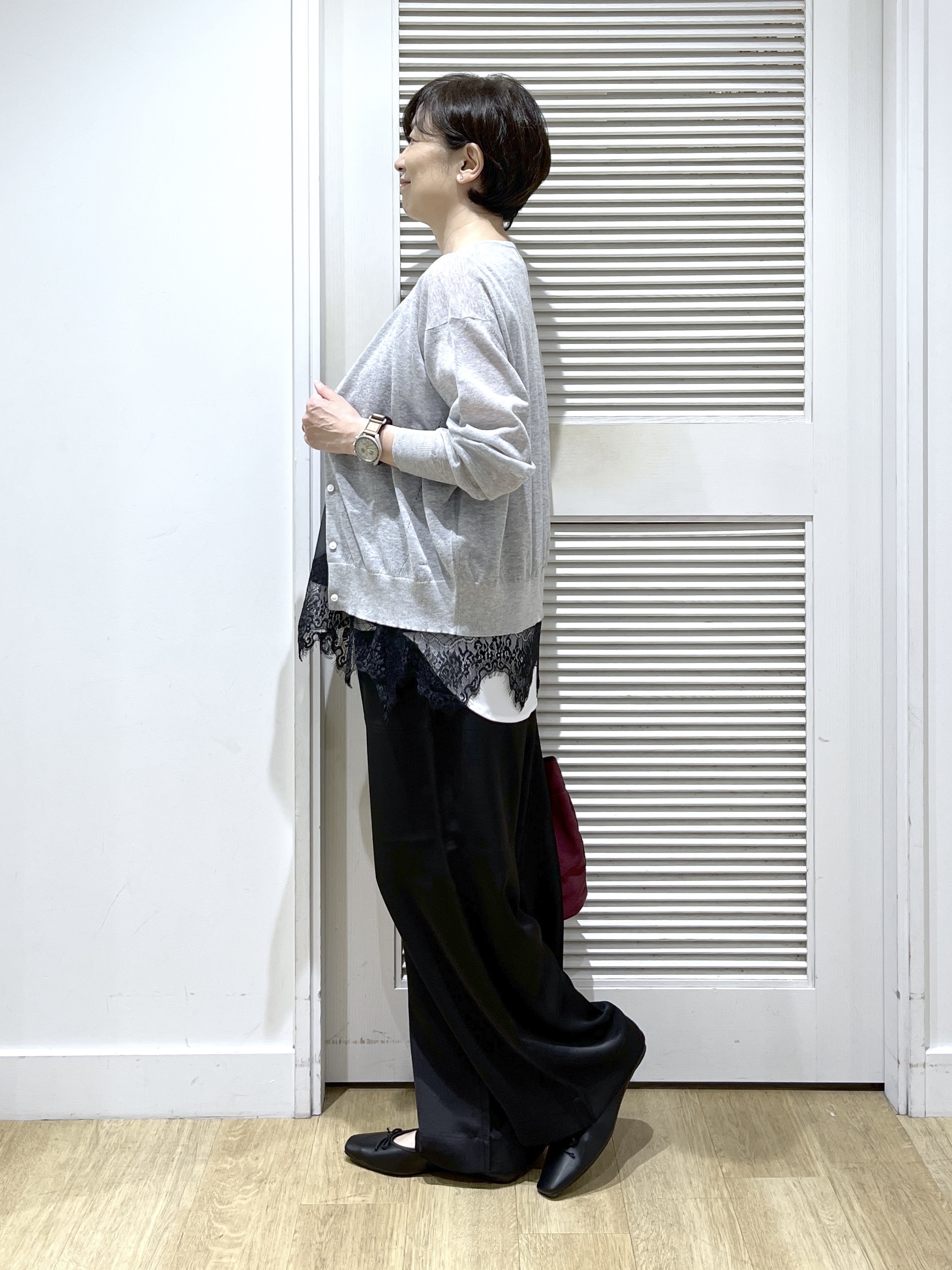 Miyazakiさんの「Dessin｜【洗える】ジョーゼットノースリーブ」を使ったコーディネート