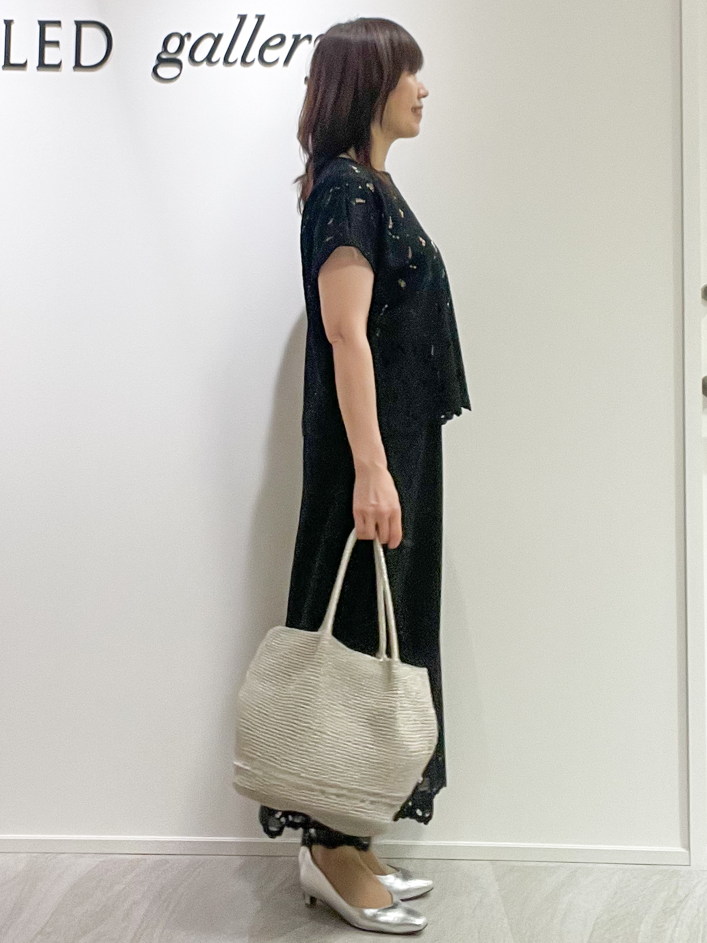 めいさんの「UNTITLED｜【セットアップ可/品のある透け感】リーフレースブラウス」を使ったコーディネート