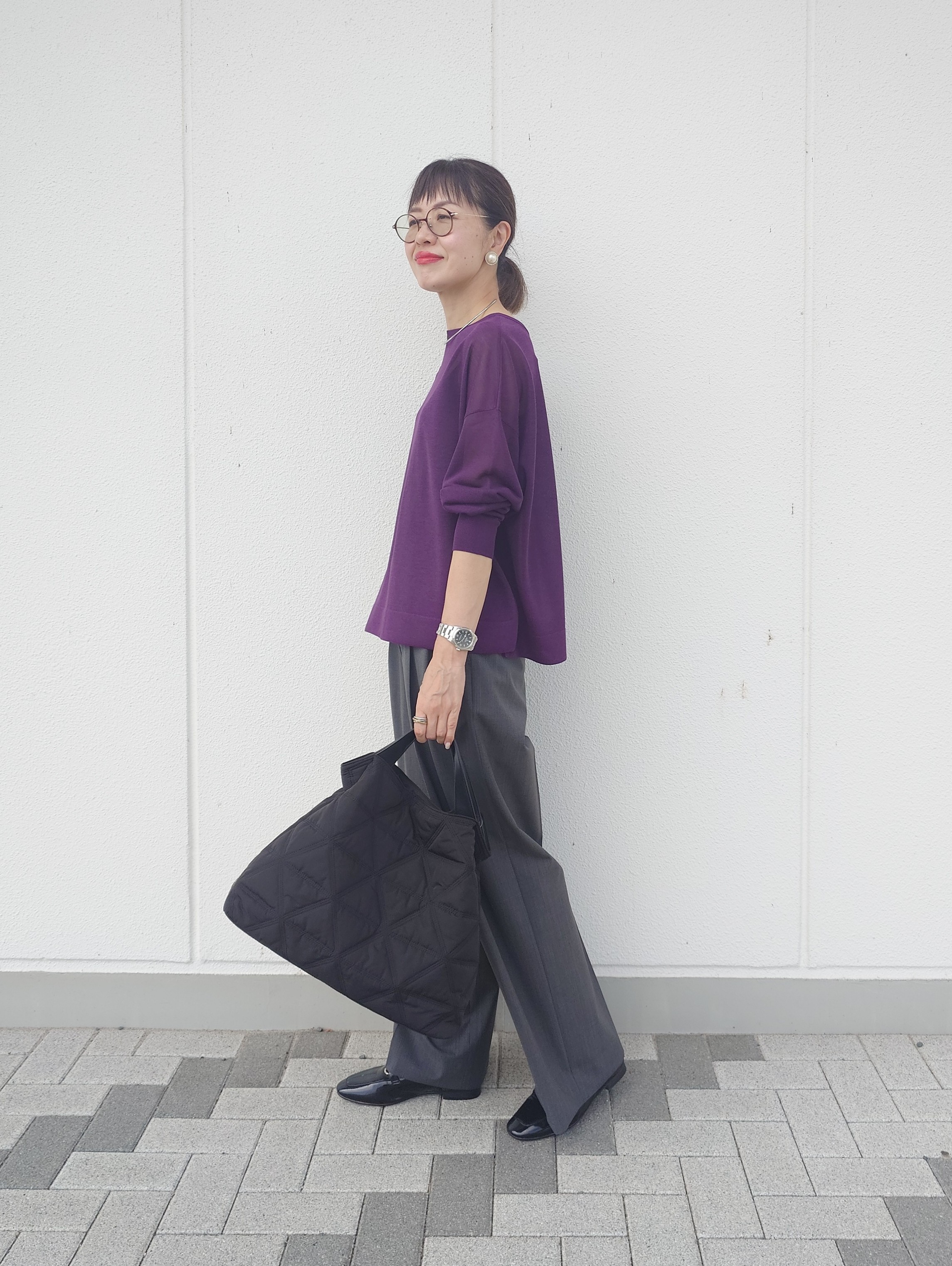 MUTSUKOさんの「UNTITLED｜【アンサンブル可】前後2WAYカーディガン」を使ったコーディネート