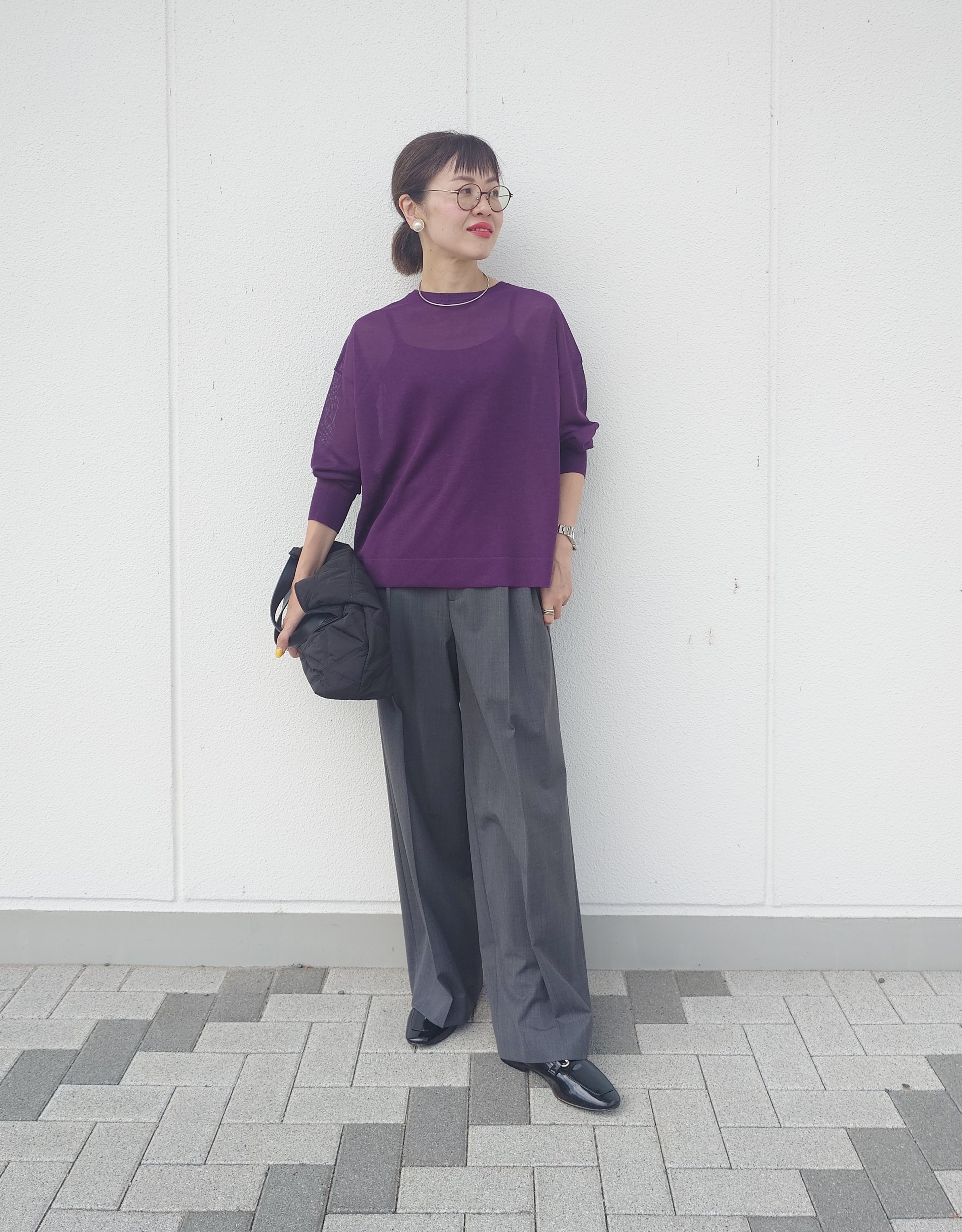 MUTSUKOさんの「UNTITLED｜【アンサンブル可】前後2WAYカーディガン」を使ったコーディネート