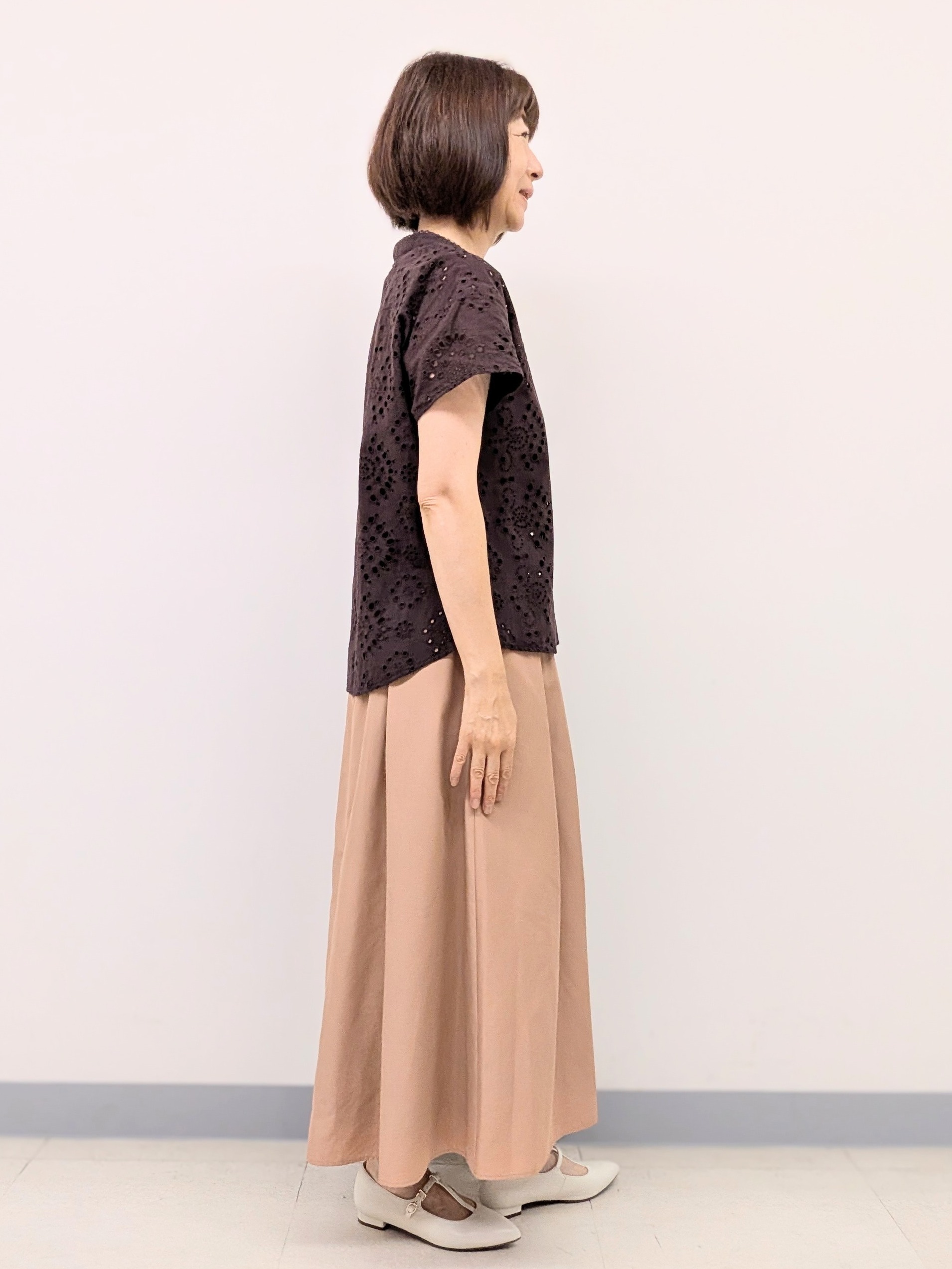 Ariさんの「Reflect｜【通勤◎】カットワーク刺繍レース シャツブラウス」を使ったコーディネート