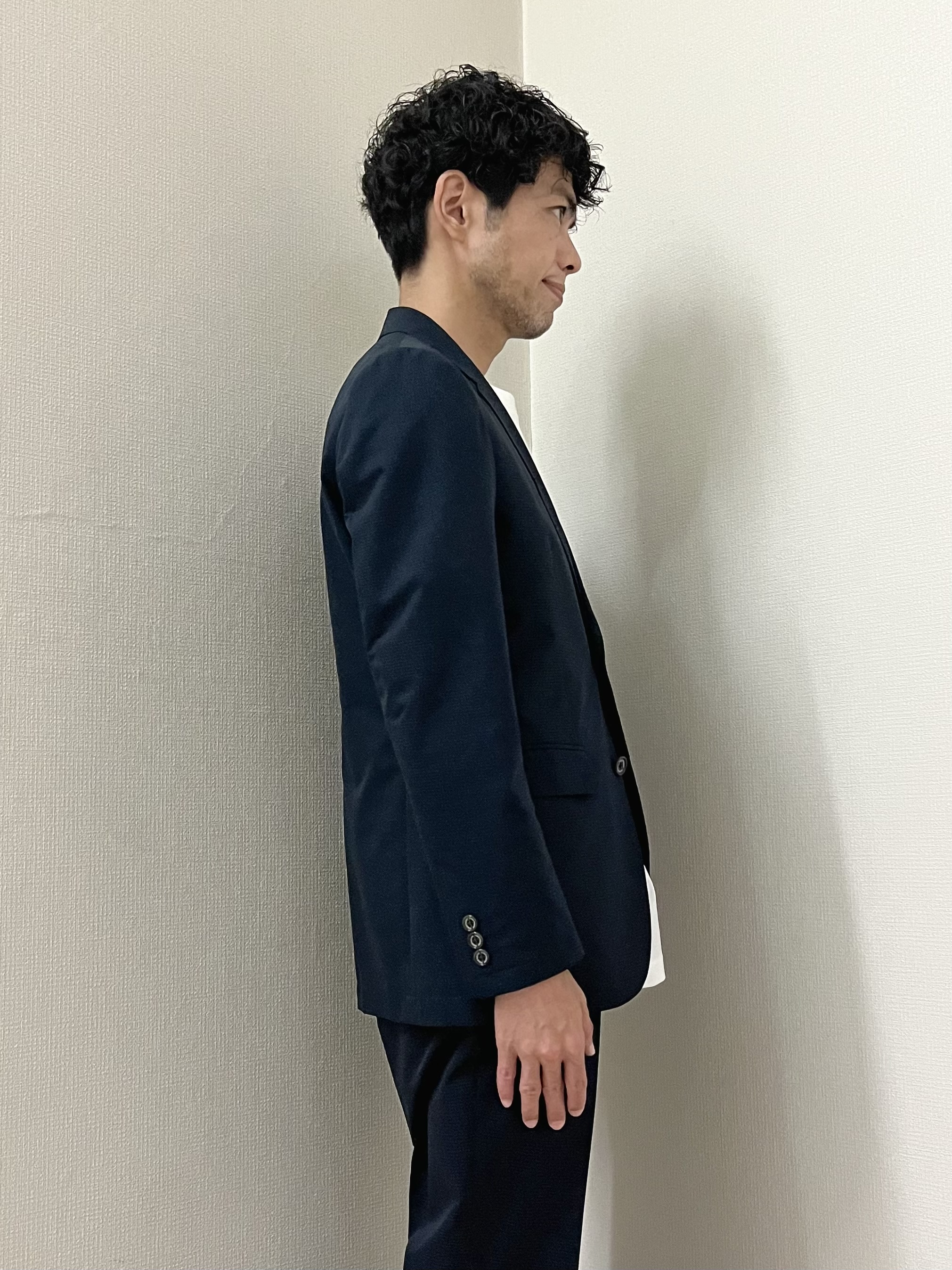 URAさんの「TAKEO KIKUCHI｜【抗菌防臭】COOL DOTS（R）ドビープリント ジャケット」を使ったコーディネート