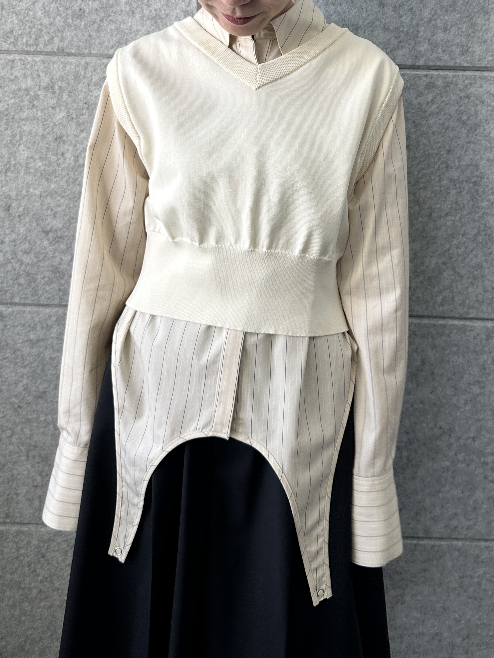 Buyer sakkoさんの「CODE A｜design short vest」を使ったコーディネート