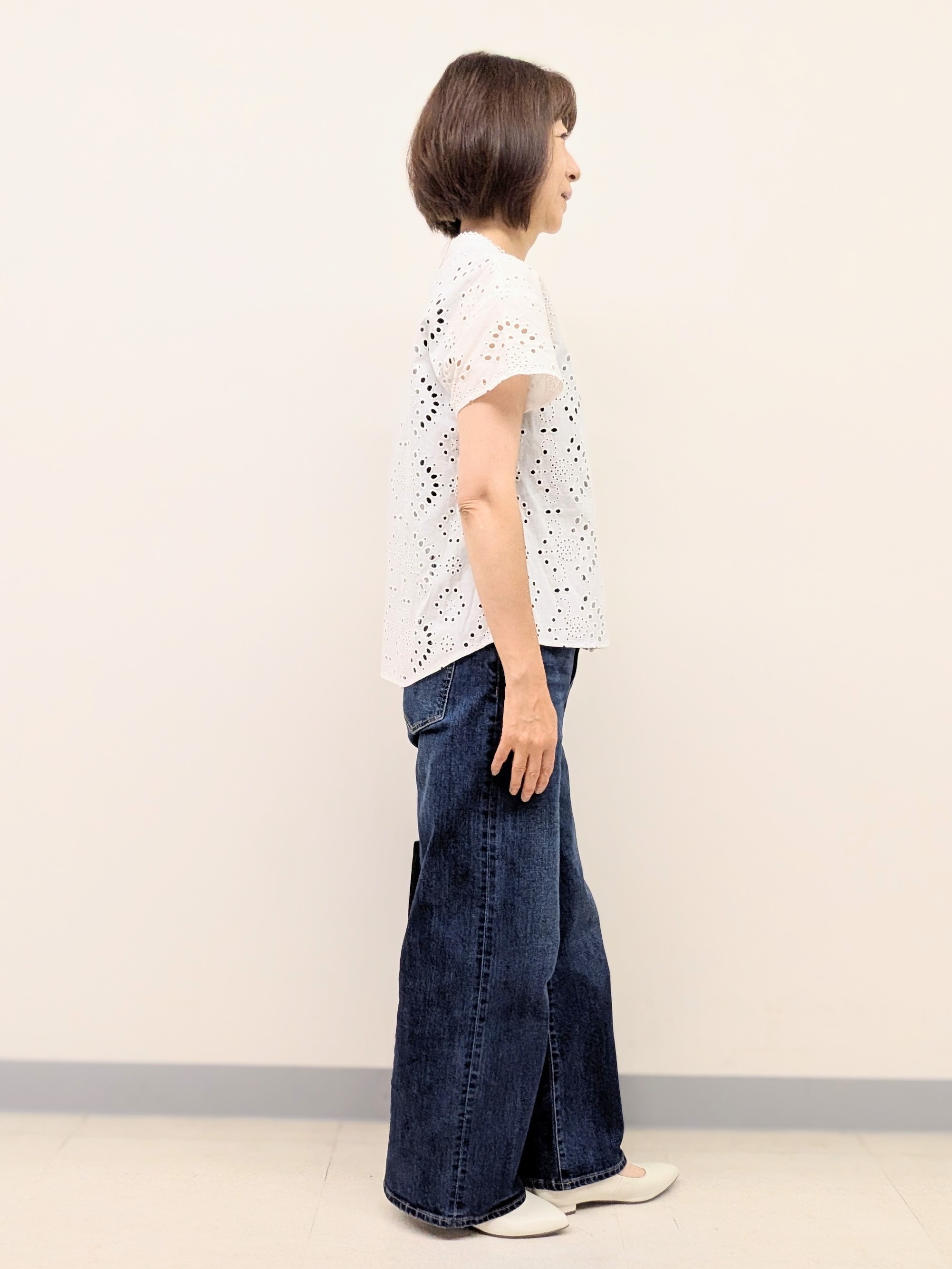 Ariさんの「Reflect｜【通勤◎】カットワーク刺繍レース シャツブラウス」を使ったコーディネート