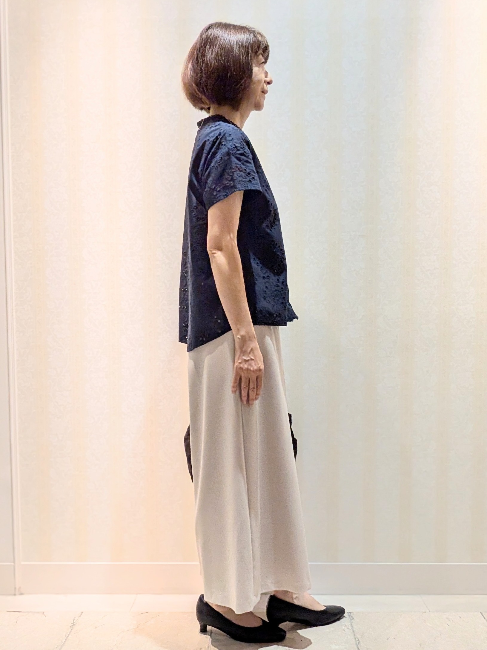 Ariさんの「Reflect｜【通勤◎】カットワーク刺繍レース シャツブラウス」を使ったコーディネート