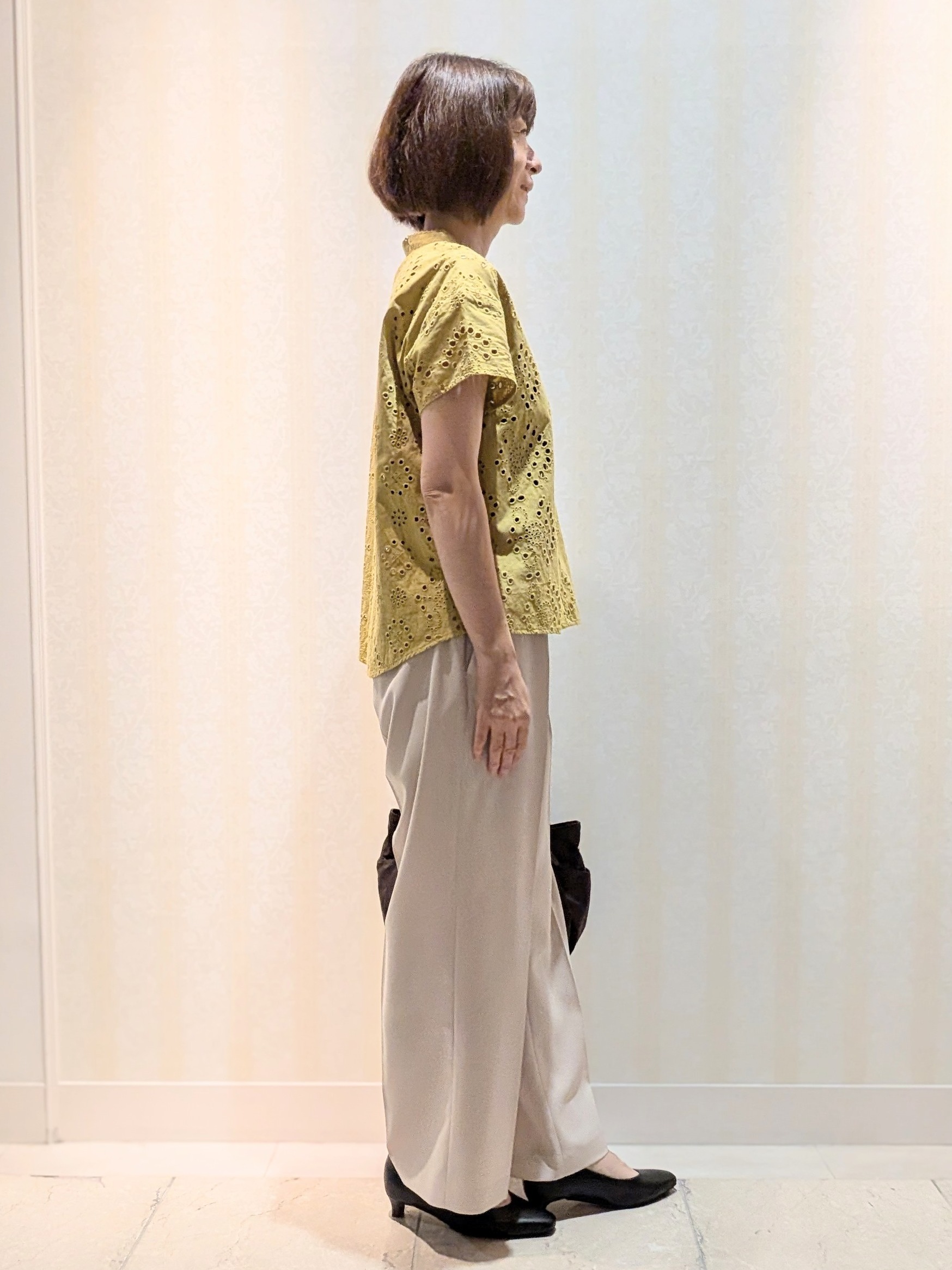 Ariさんの「Reflect｜【通勤◎】カットワーク刺繍レース シャツブラウス」を使ったコーディネート