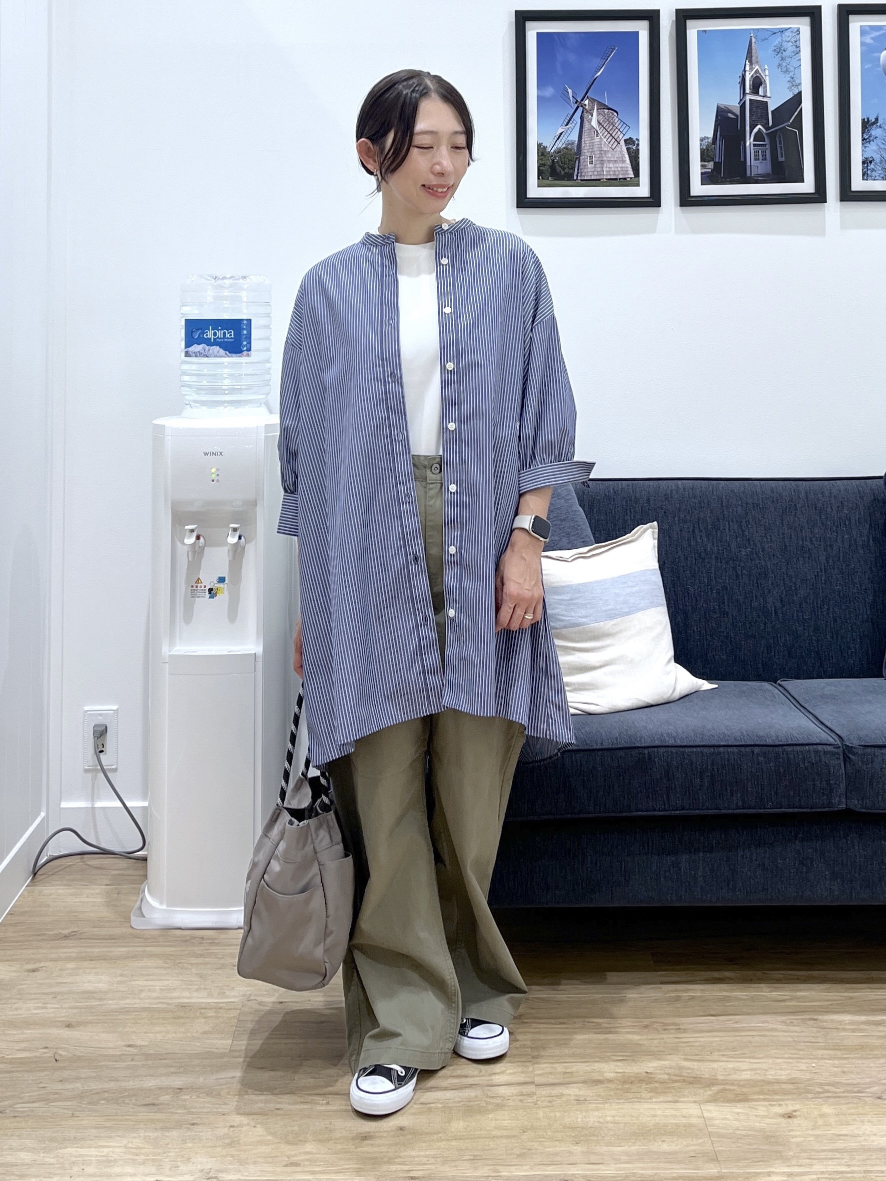 canaさんの「Dessin｜【マシンウォッシャブル/セットアップ可】カットジャカードプルオーバー」を使ったコーディネート