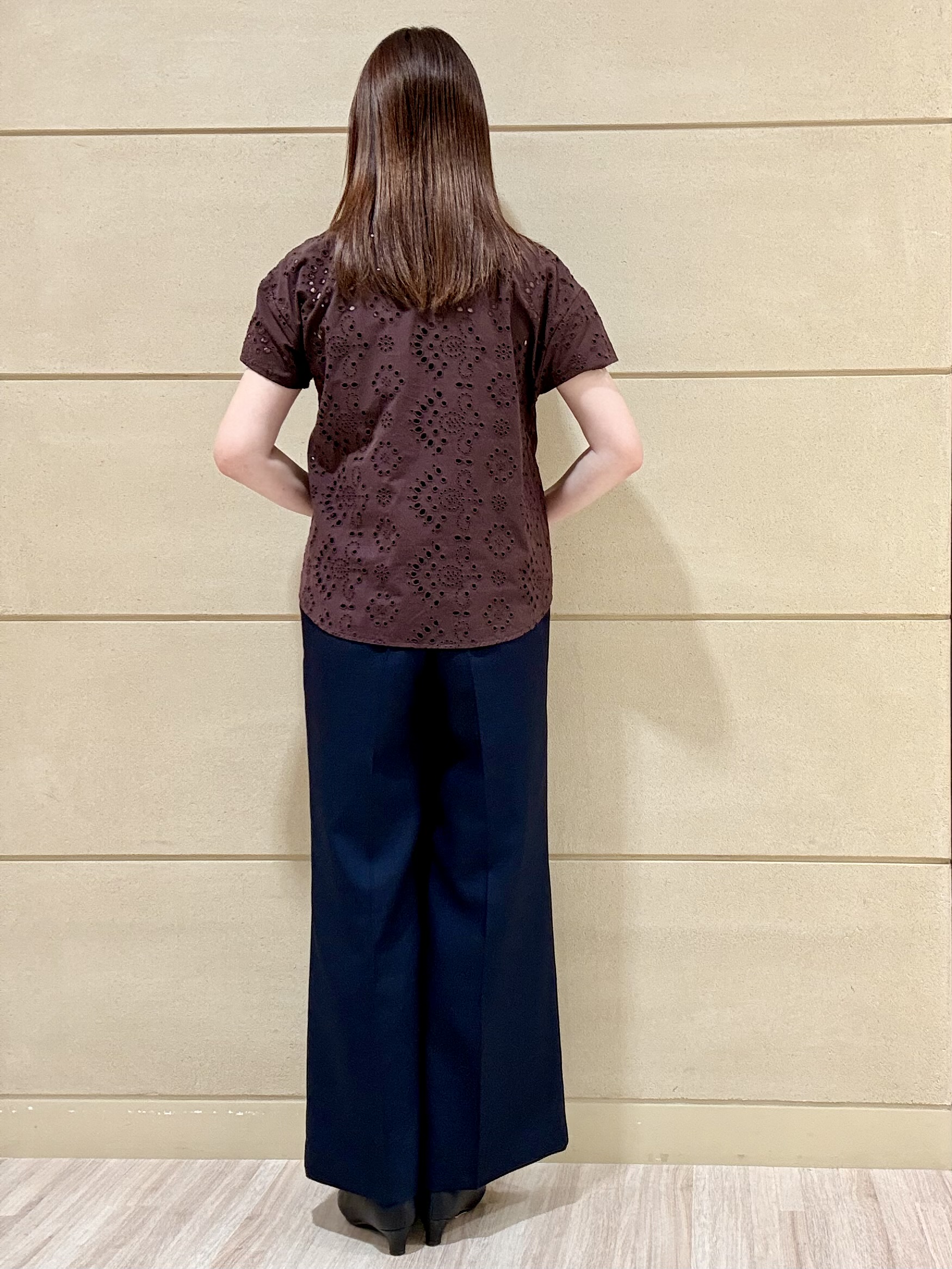 Marさんの「Reflect｜【通勤◎】カットワーク刺繍レース シャツブラウス」を使ったコーディネート