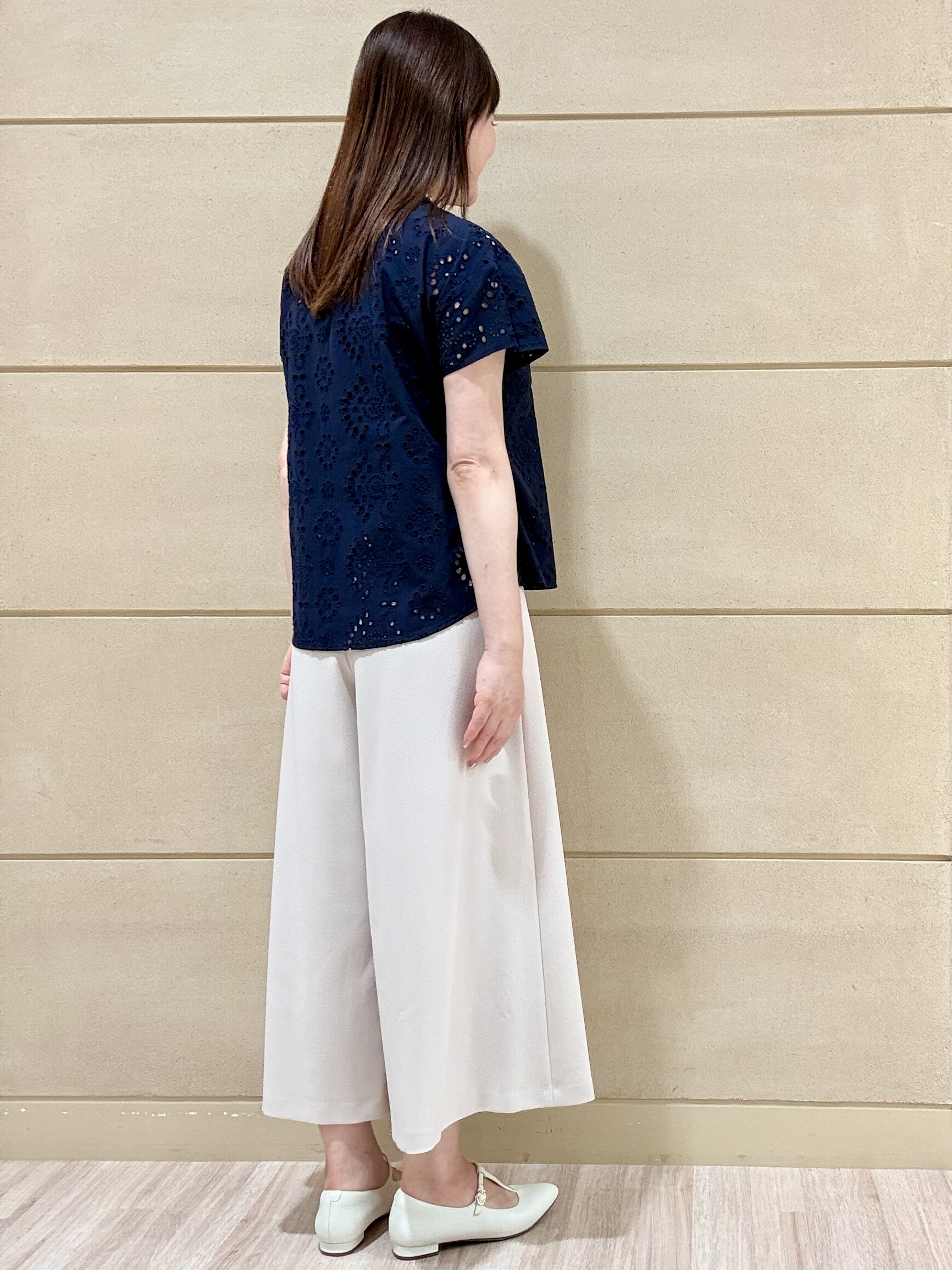 Marさんの「Reflect｜【通勤◎】カットワーク刺繍レース シャツブラウス」を使ったコーディネート