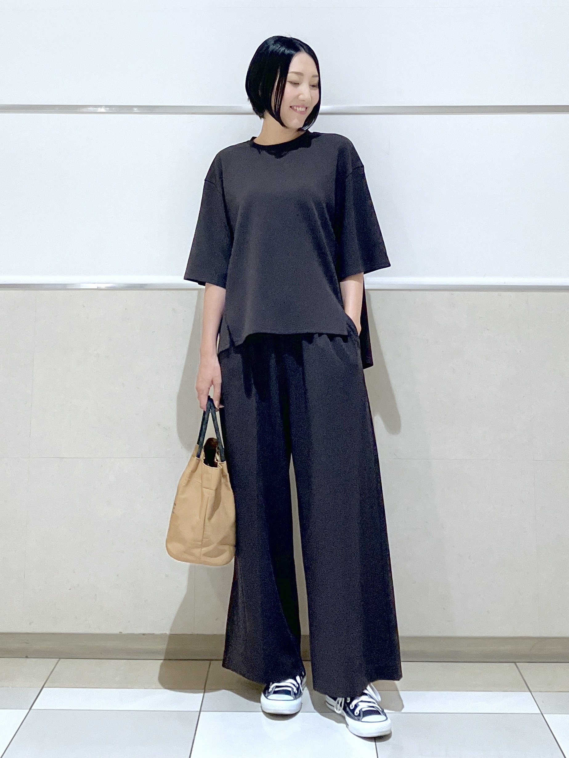 eriko さんの「Dessin｜【マシンウォッシャブル/セットアップ可】カットジャカードプルオーバー」を使ったコーディネート