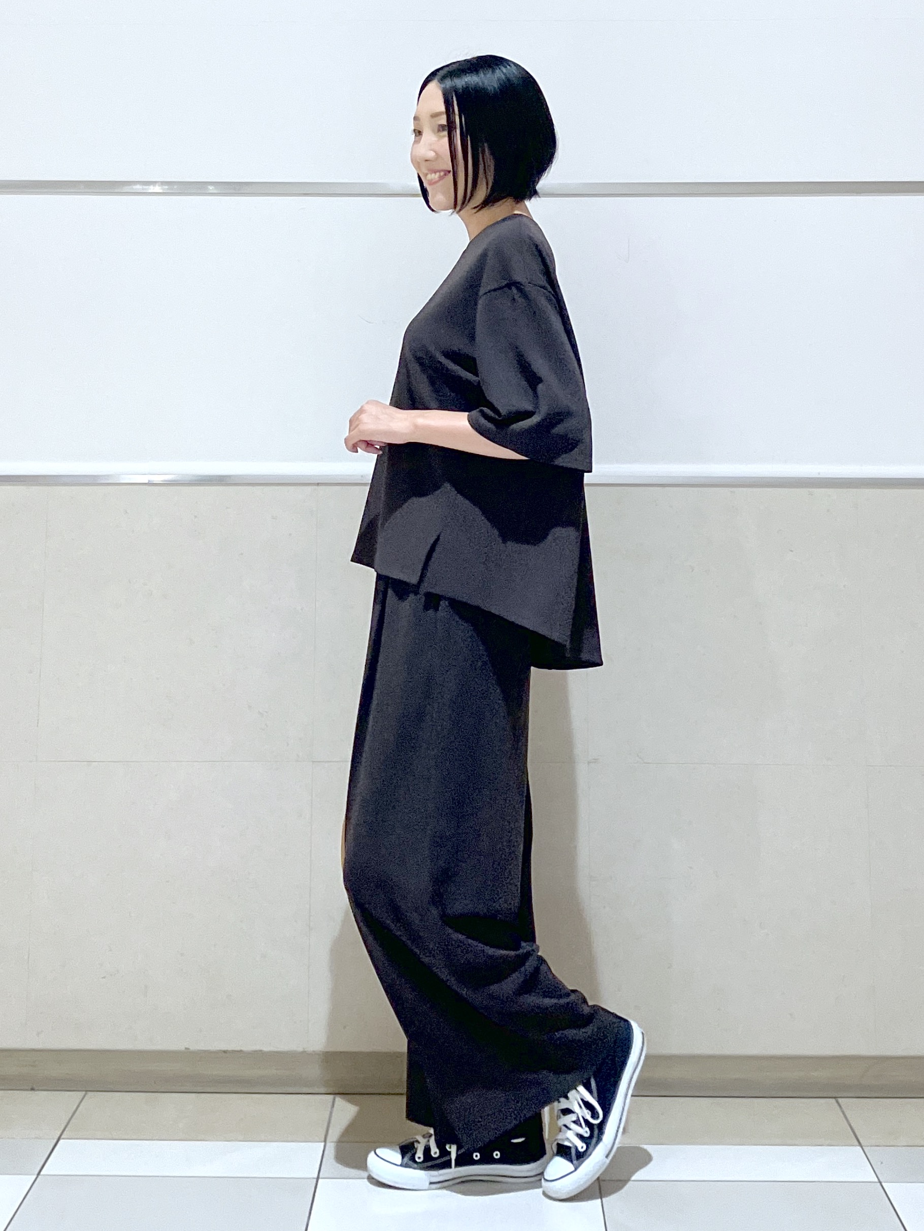 eriko さんの「Dessin｜【マシンウォッシャブル/セットアップ可】カットジャカードプルオーバー」を使ったコーディネート