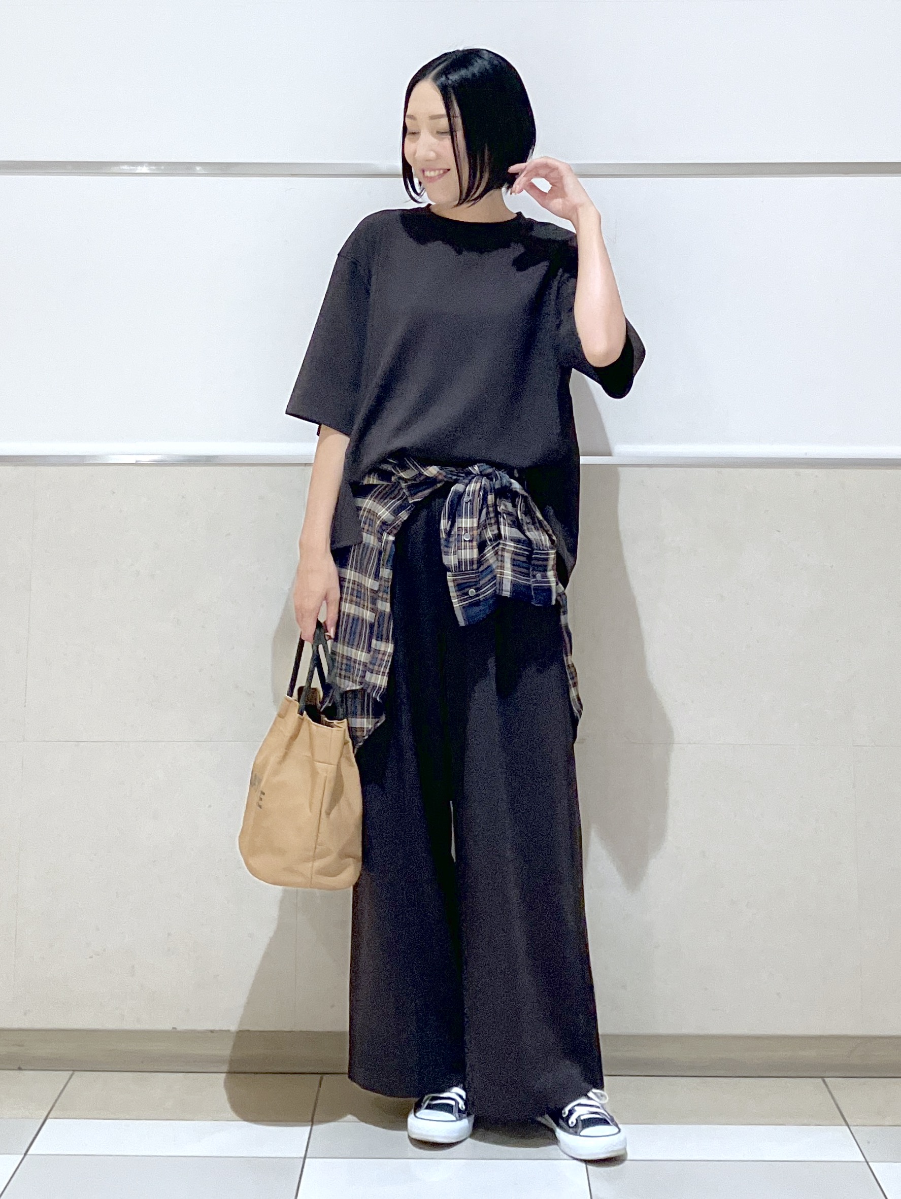 eriko さんの「Dessin｜【マシンウォッシャブル/セットアップ可】カットジャカードプルオーバー」を使ったコーディネート