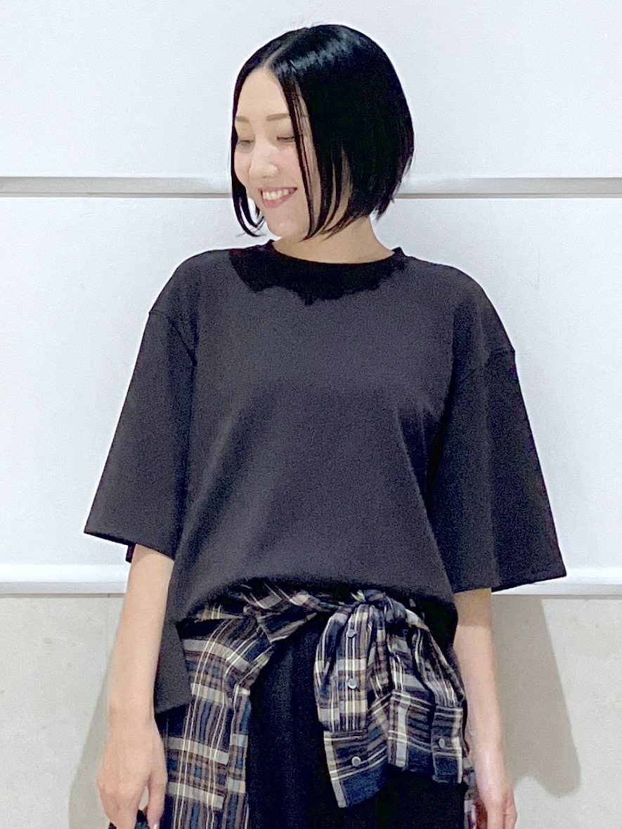 eriko さんの「Dessin｜【マシンウォッシャブル/セットアップ可】カットジャカードプルオーバー」を使ったコーディネート