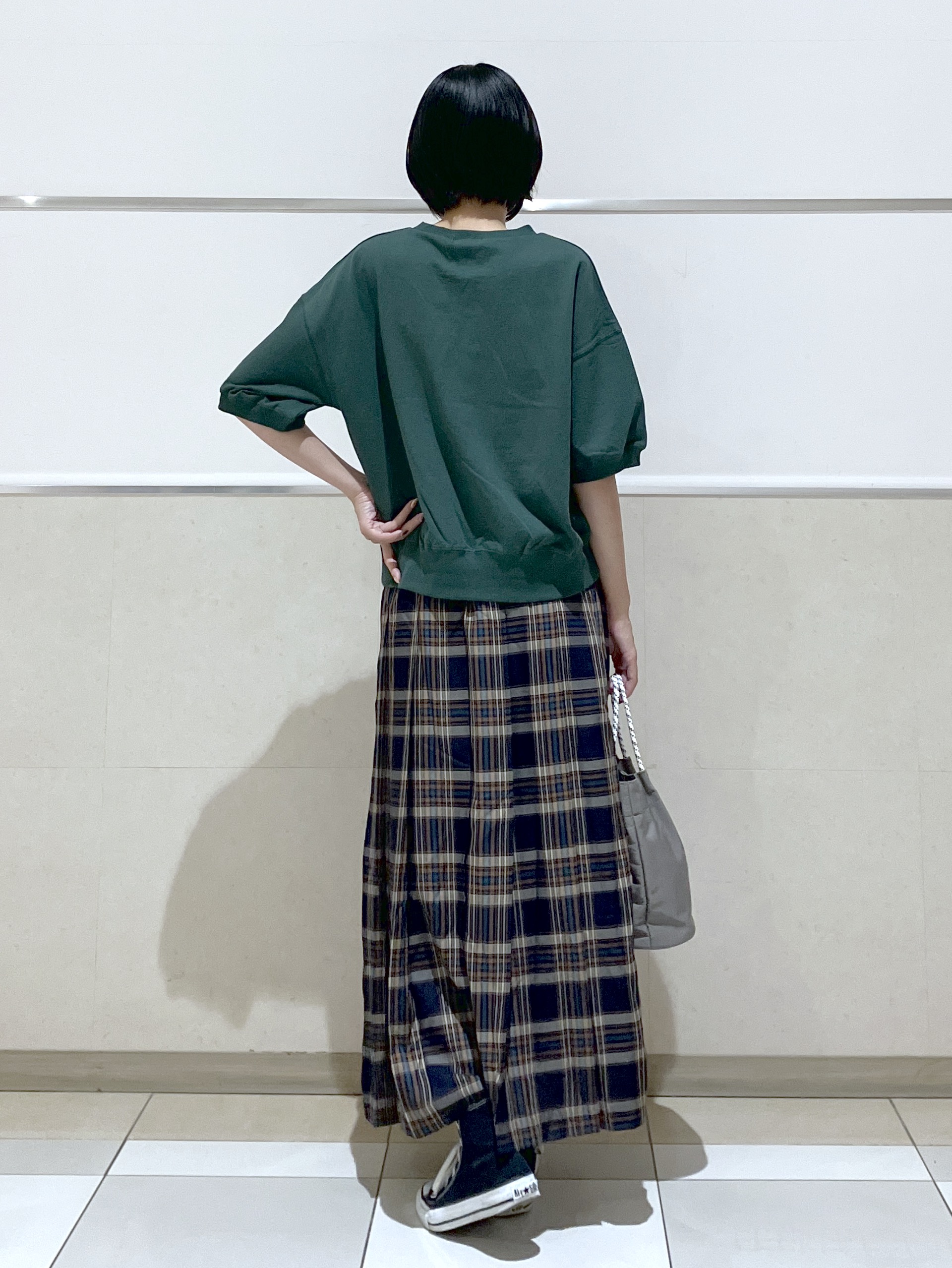 eriko さんの「Dessin｜ハーフスリーブロゴプルオーバー」を使ったコーディネート