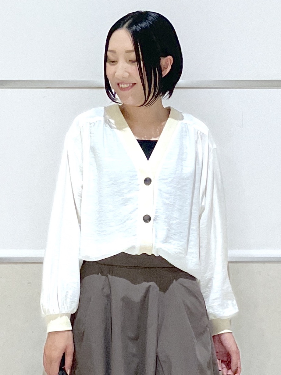 eriko さんの「Dessin｜【UVカット】シアー楊柳カーディガン」を使ったコーディネート