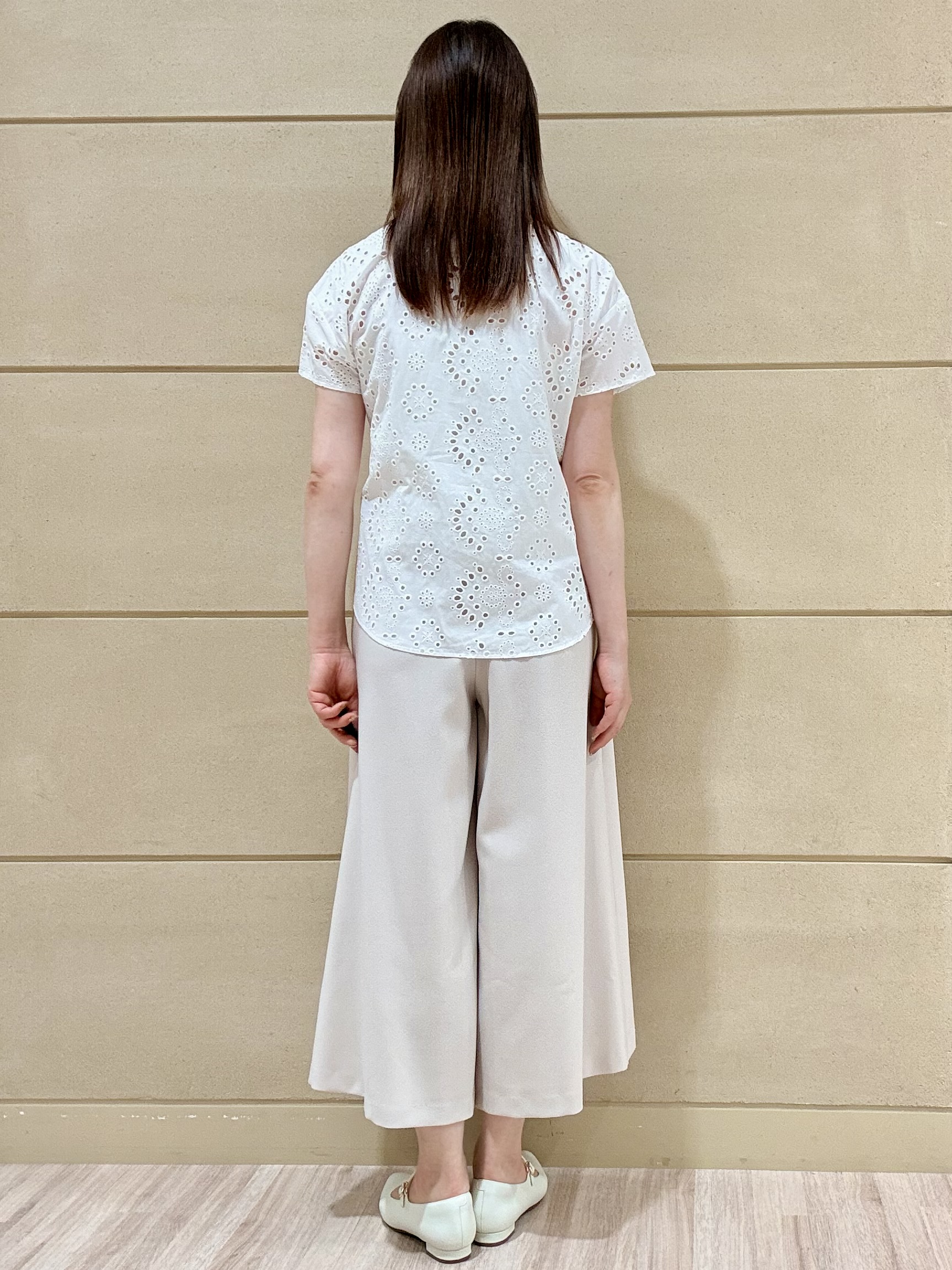 Marさんの「Reflect｜【通勤◎】カットワーク刺繍レース シャツブラウス」を使ったコーディネート
