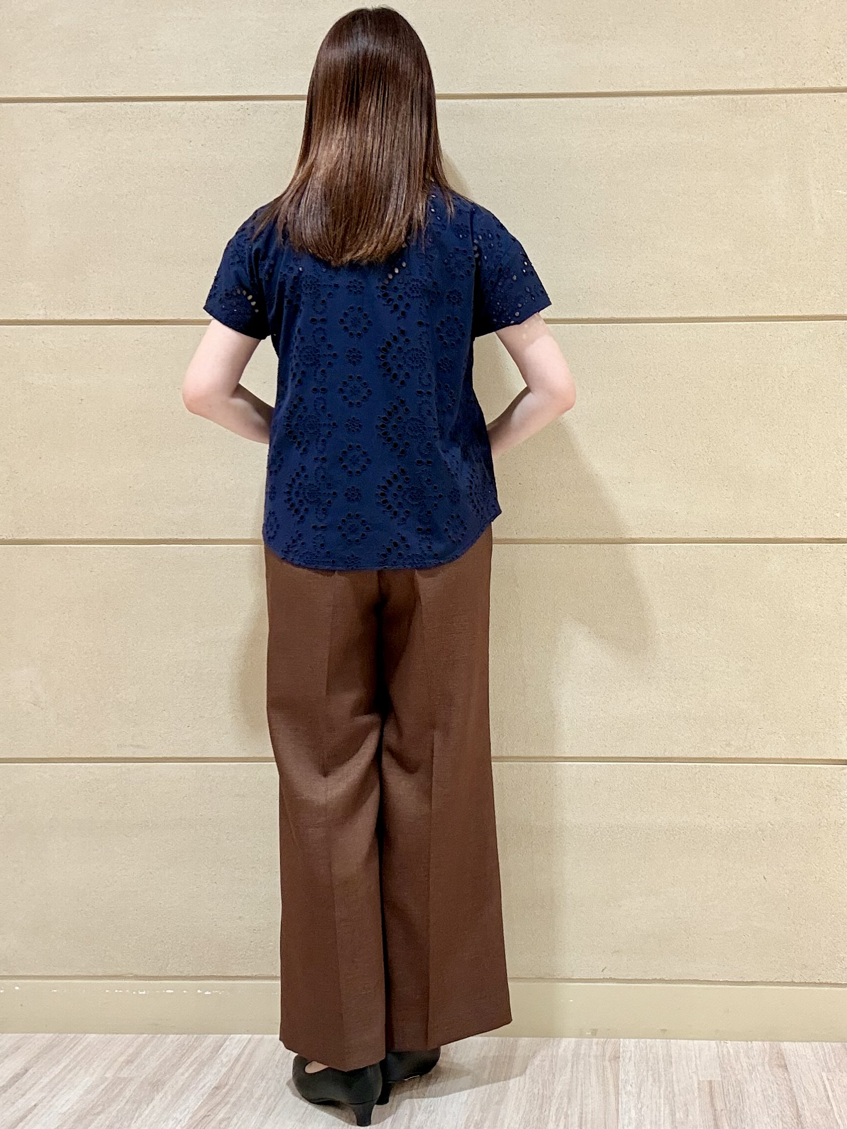 Marさんの「Reflect｜【通勤◎】カットワーク刺繍レース シャツブラウス」を使ったコーディネート