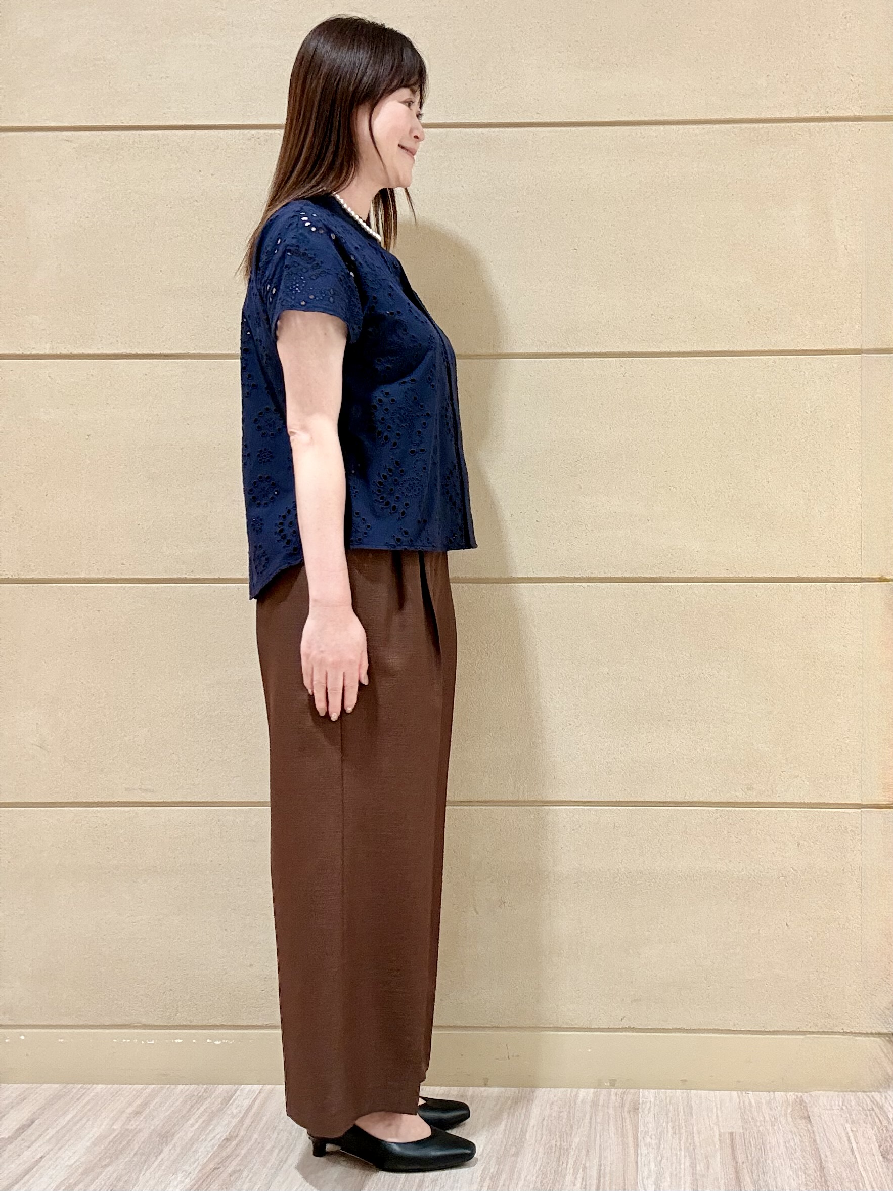 Marさんの「Reflect｜【通勤◎】カットワーク刺繍レース シャツブラウス」を使ったコーディネート