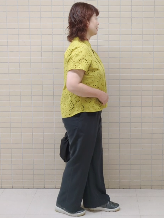 ハム太郎さんの「Reflect｜【通勤◎】カットワーク刺繍レース シャツブラウス」を使ったコーディネート
