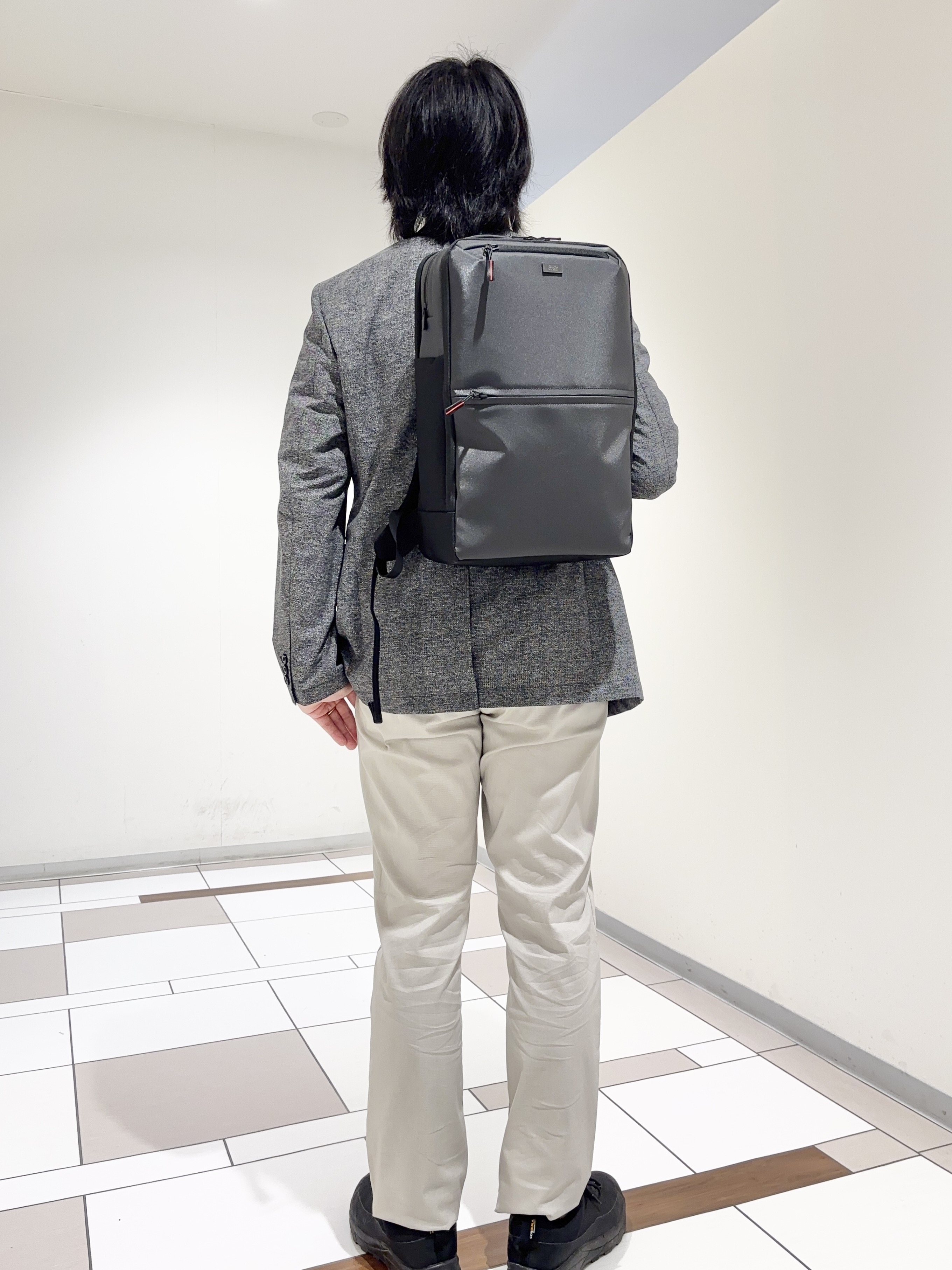 及川さんの「TAKEO KIKUCHI｜【抗菌防臭】COOL DOTS（R）ドビープリント ジャケット」を使ったコーディネート