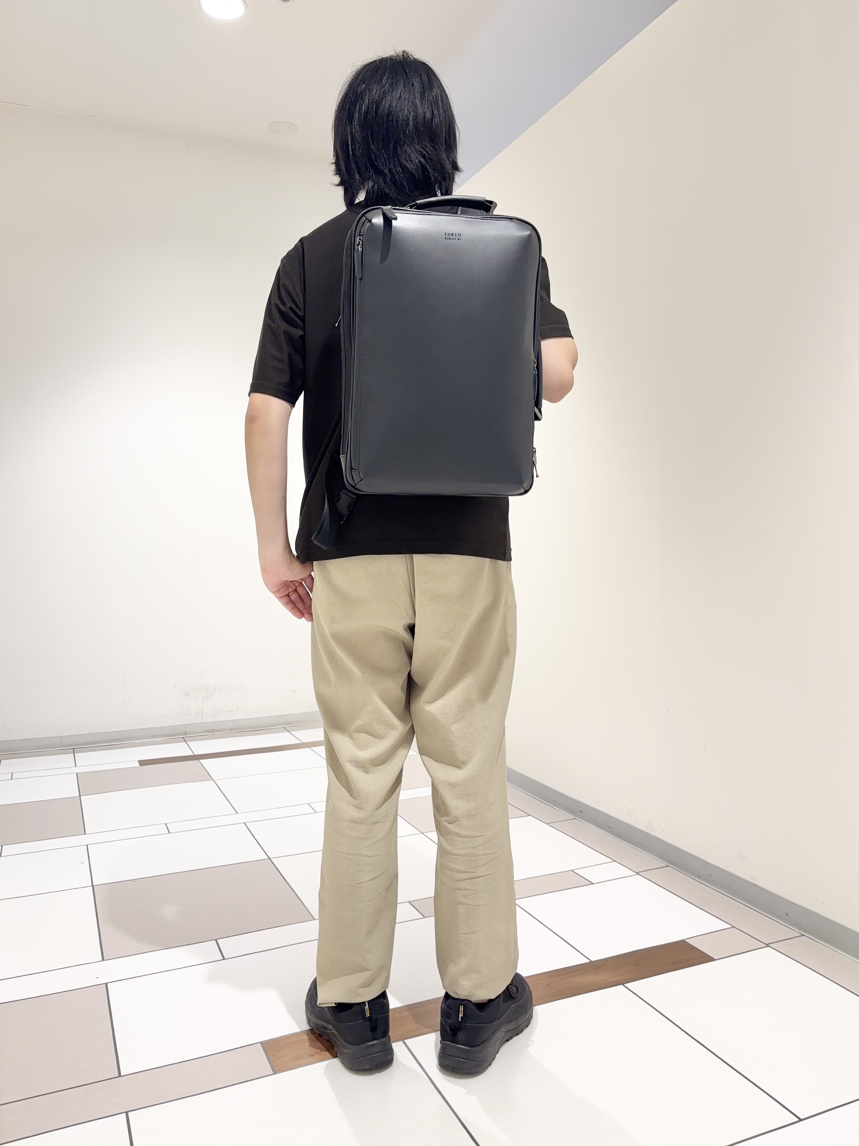 及川さんの「TAKEO KIKUCHI｜【通気性】AIR TOOL ポロシャツ」を使ったコーディネート