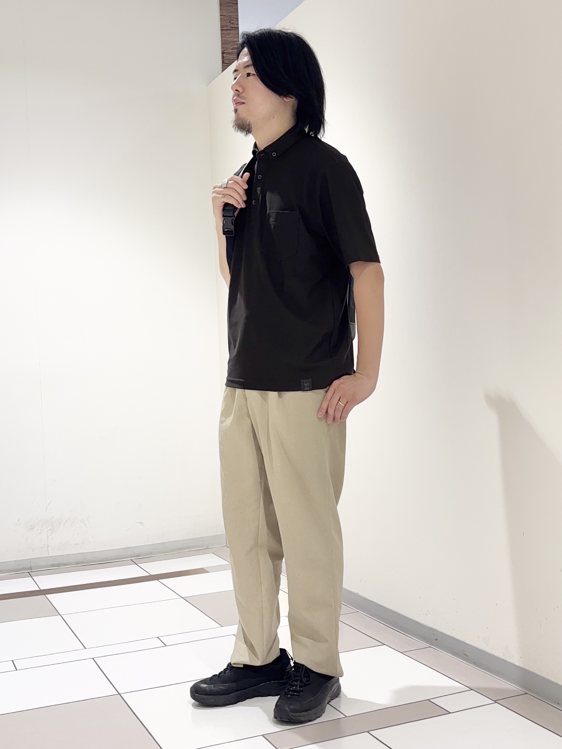 及川さんの「TAKEO KIKUCHI｜【通気性】AIR TOOL ポロシャツ」を使ったコーディネート