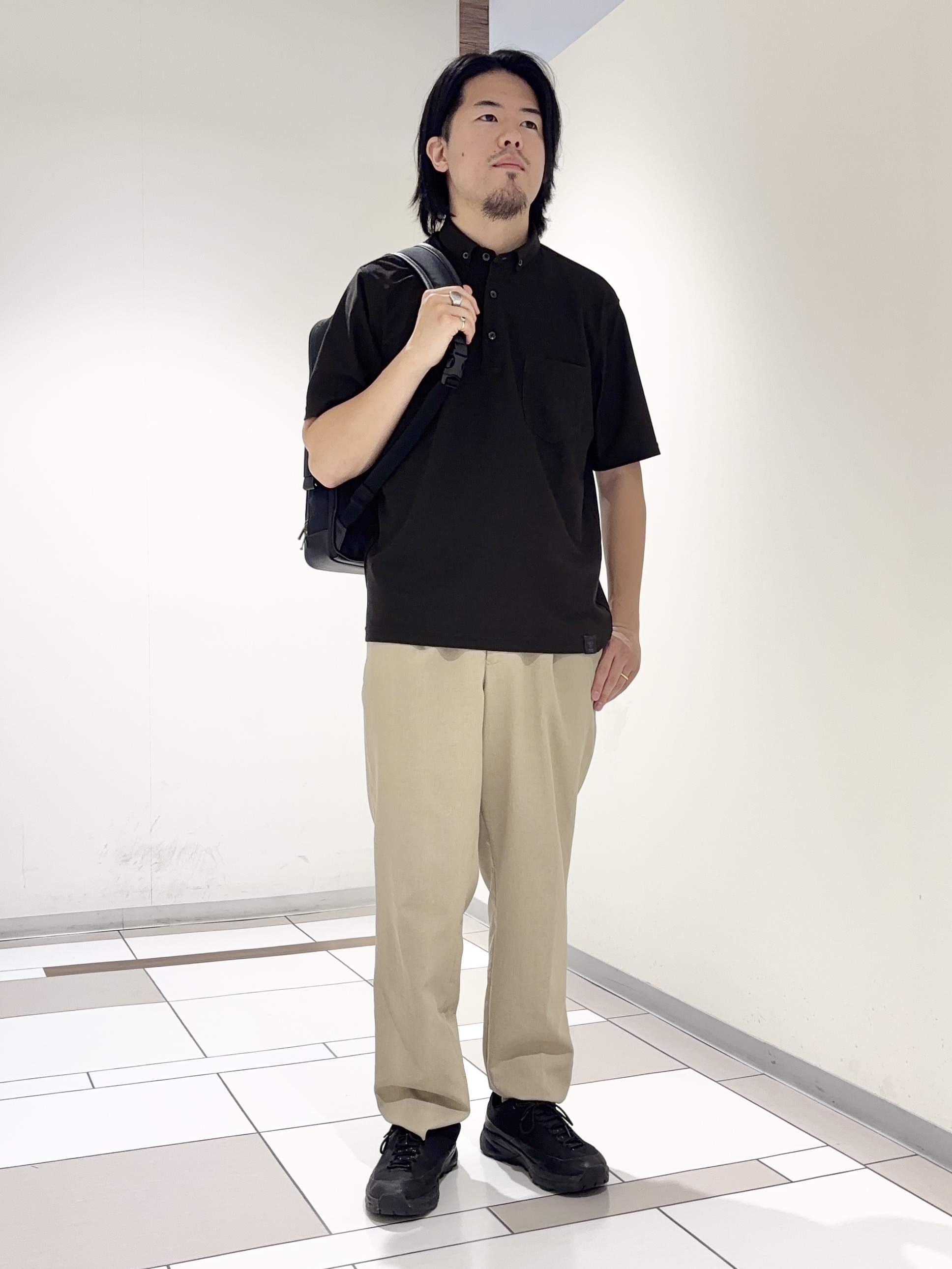 及川さんの「TAKEO KIKUCHI｜【通気性】AIR TOOL ポロシャツ」を使ったコーディネート