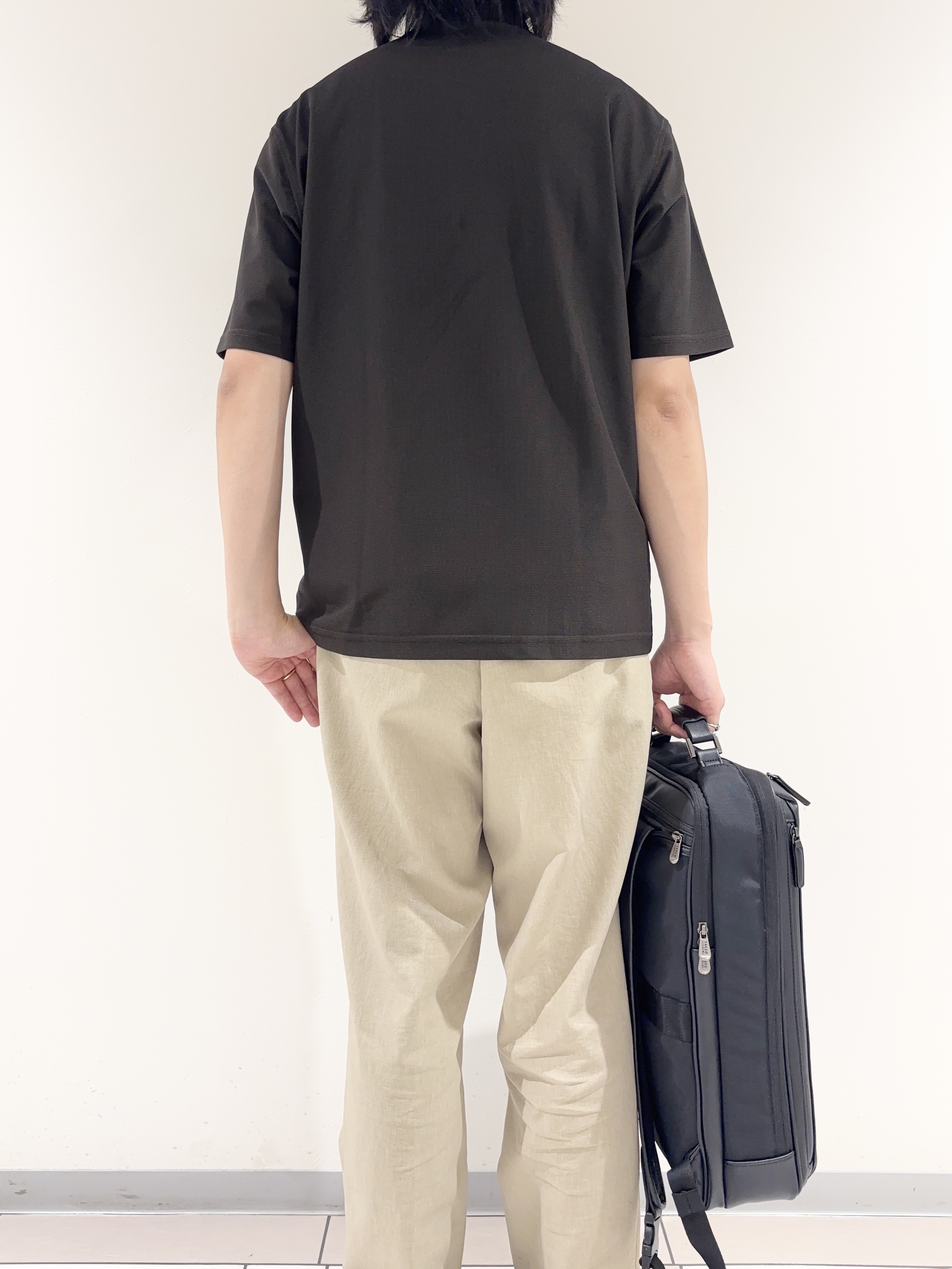 及川さんの「TAKEO KIKUCHI｜【通気性】AIR TOOL ポロシャツ」を使ったコーディネート