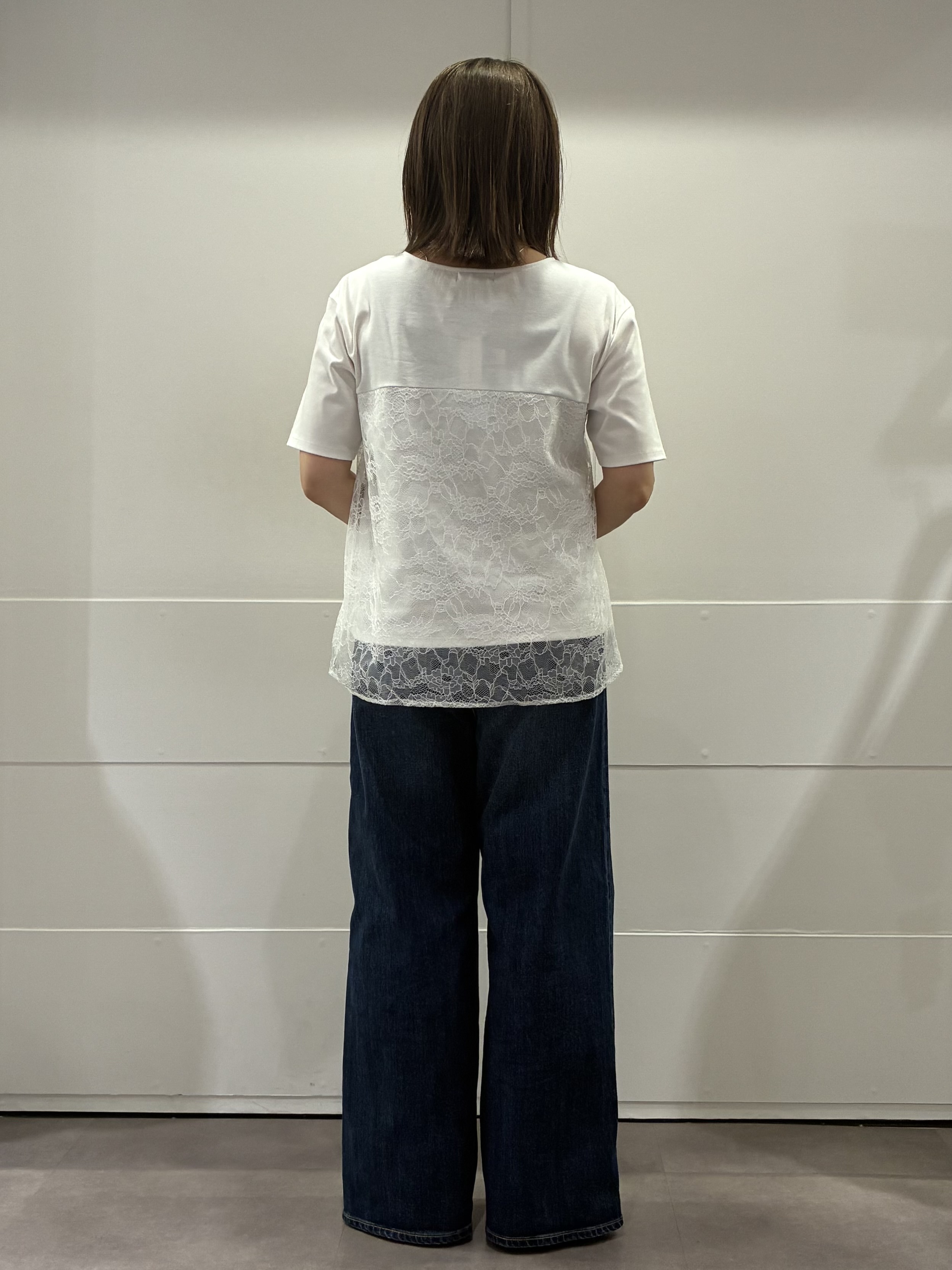 ちいさんの「Reflect｜【UVカット／接触冷感／手洗い可】ラッセルレースプルオーバー」を使ったコーディネート