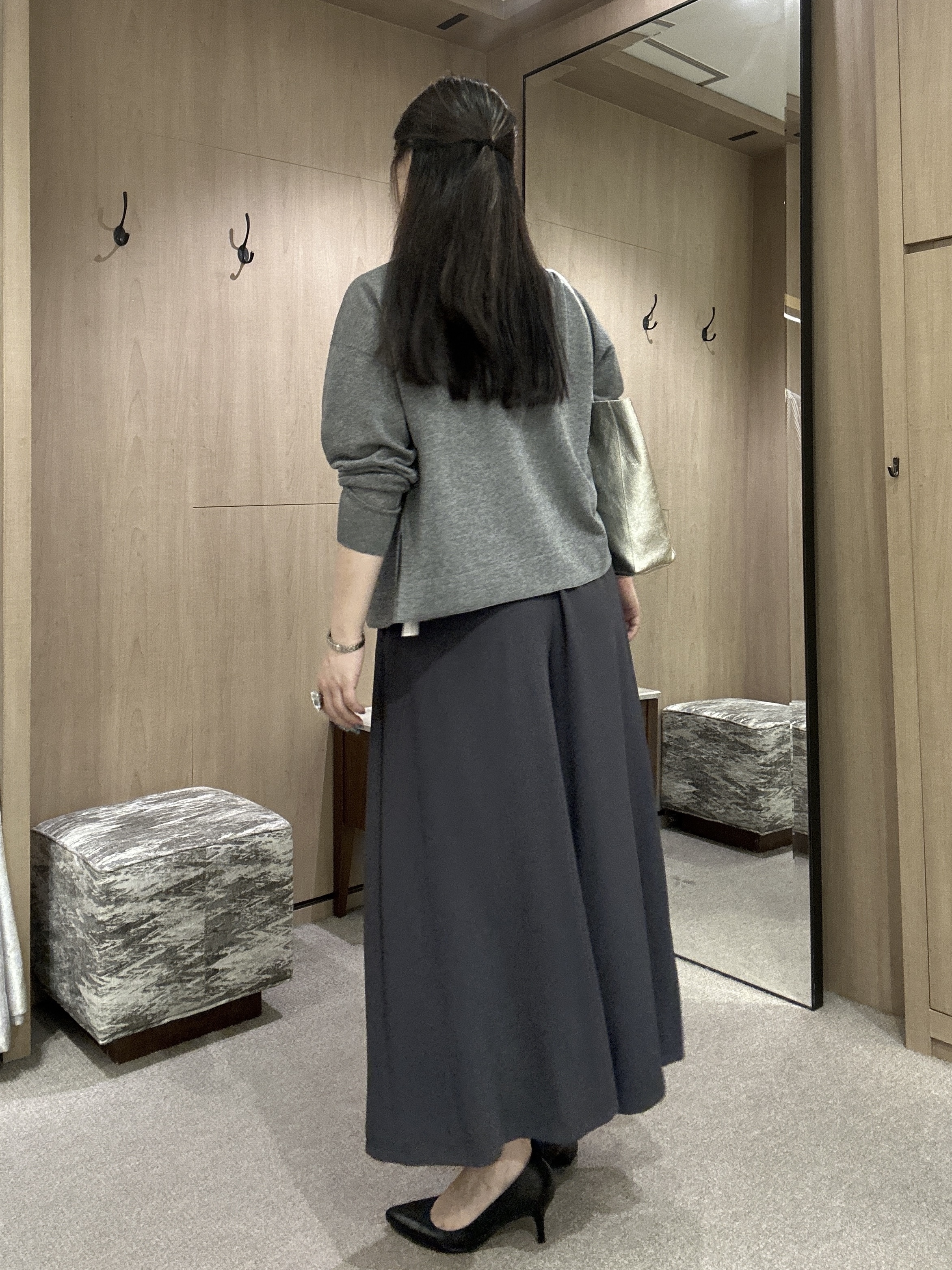 YURIさんの「UNTITLED｜【接触冷感/はっ水/セットアップ可】リラクシーガウチョパンツ」を使ったコーディネート