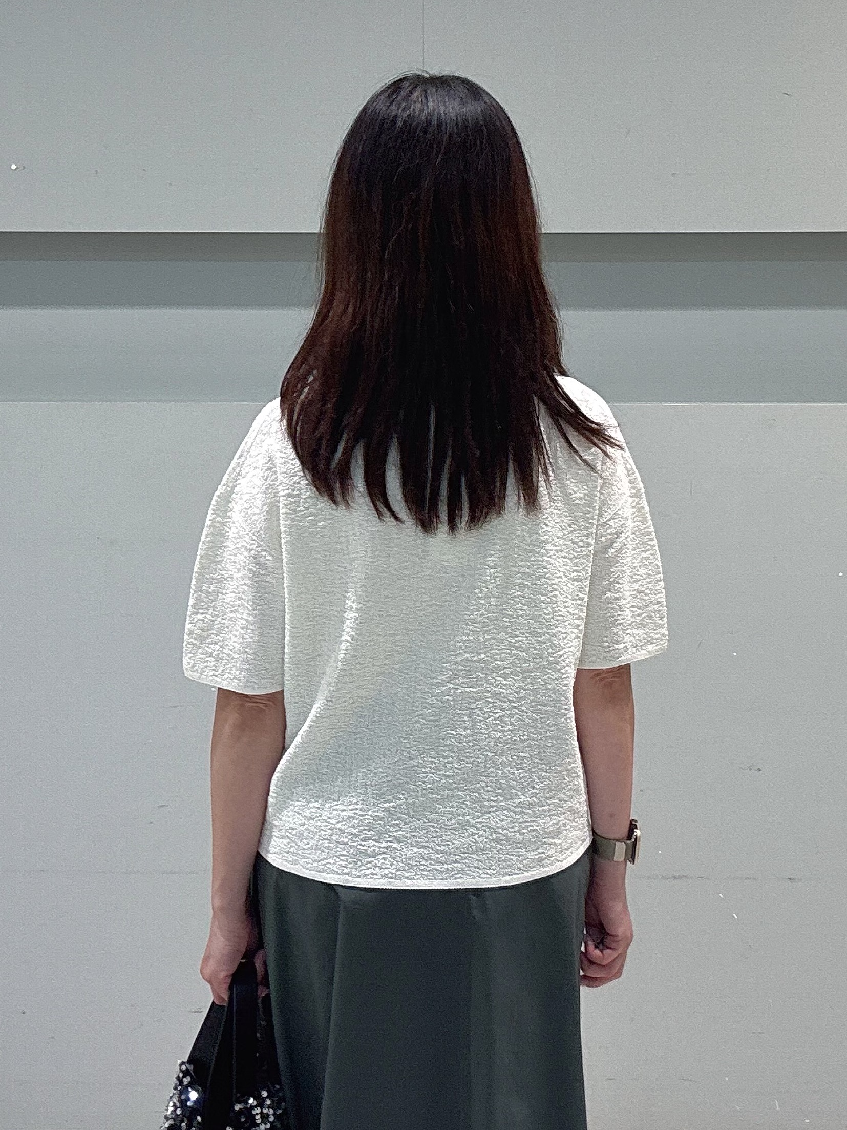 makiさんの「UNTITLED｜【セットアップ可】ドライタッチニットプルオーバー」を使ったコーディネート