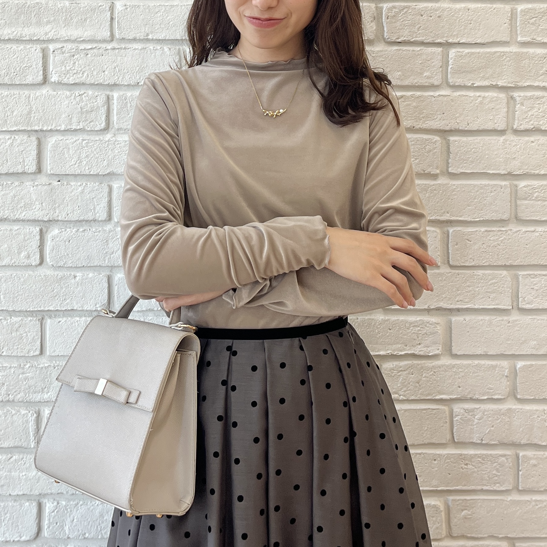 はばさんの「Couture brooch｜ダブルリボンパンプス」を使ったコーディネート