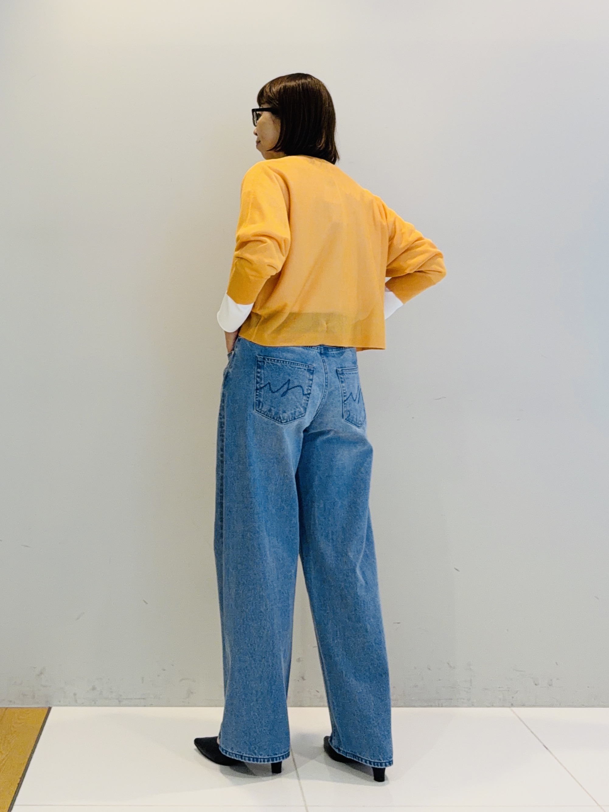 murayamaさんの「INDIVI｜【ラム革／美脚／通勤】レザーパンプス」を使ったコーディネート
