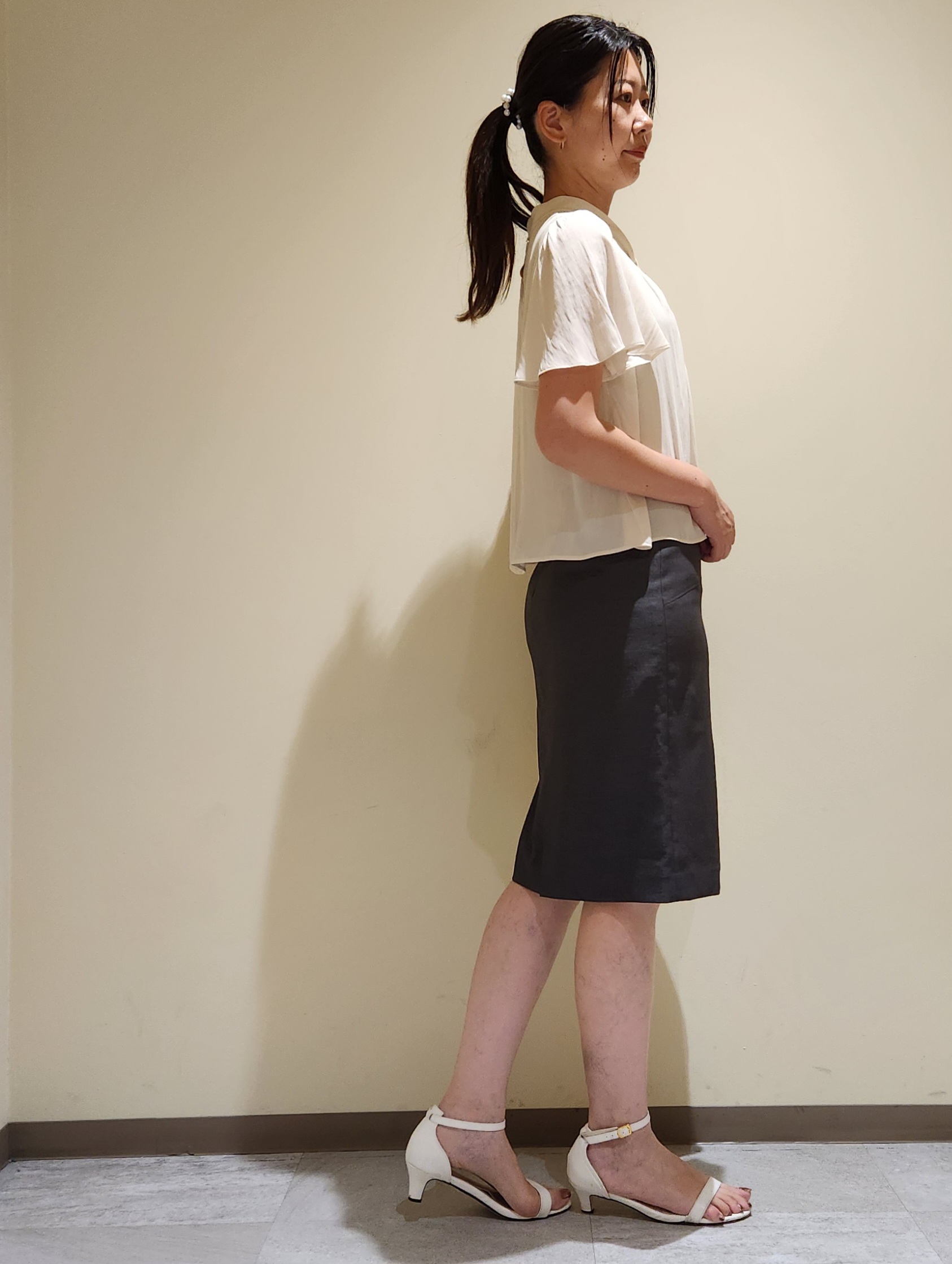 yukaさんの「COUP DE CHANCE｜【洗える】着流しカーディガン」を使ったコーディネート