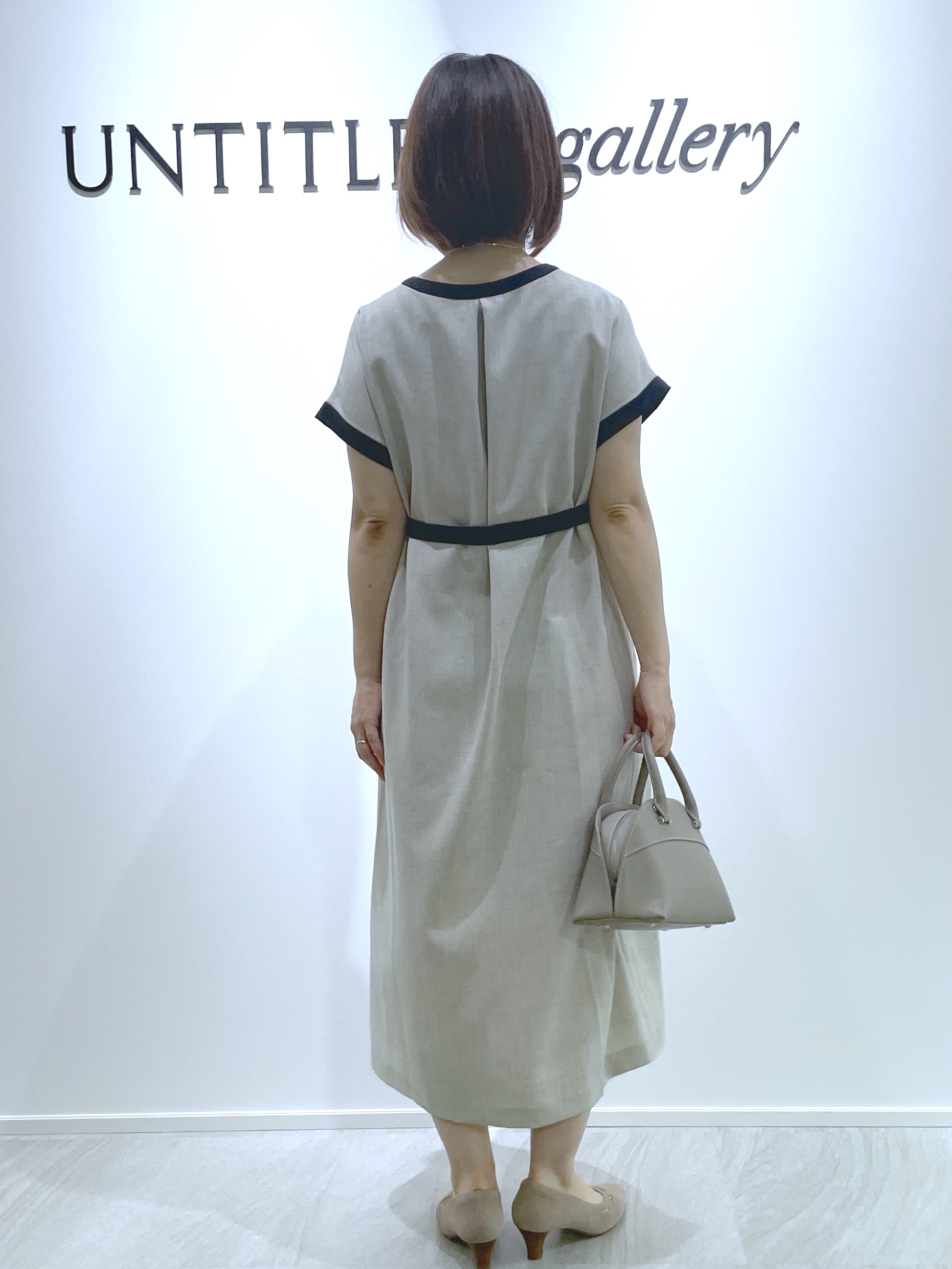 hanaさんの「UNTITLED｜【接触冷感/UVカット/イージーケア】配色ラインワンピース」を使ったコーディネート