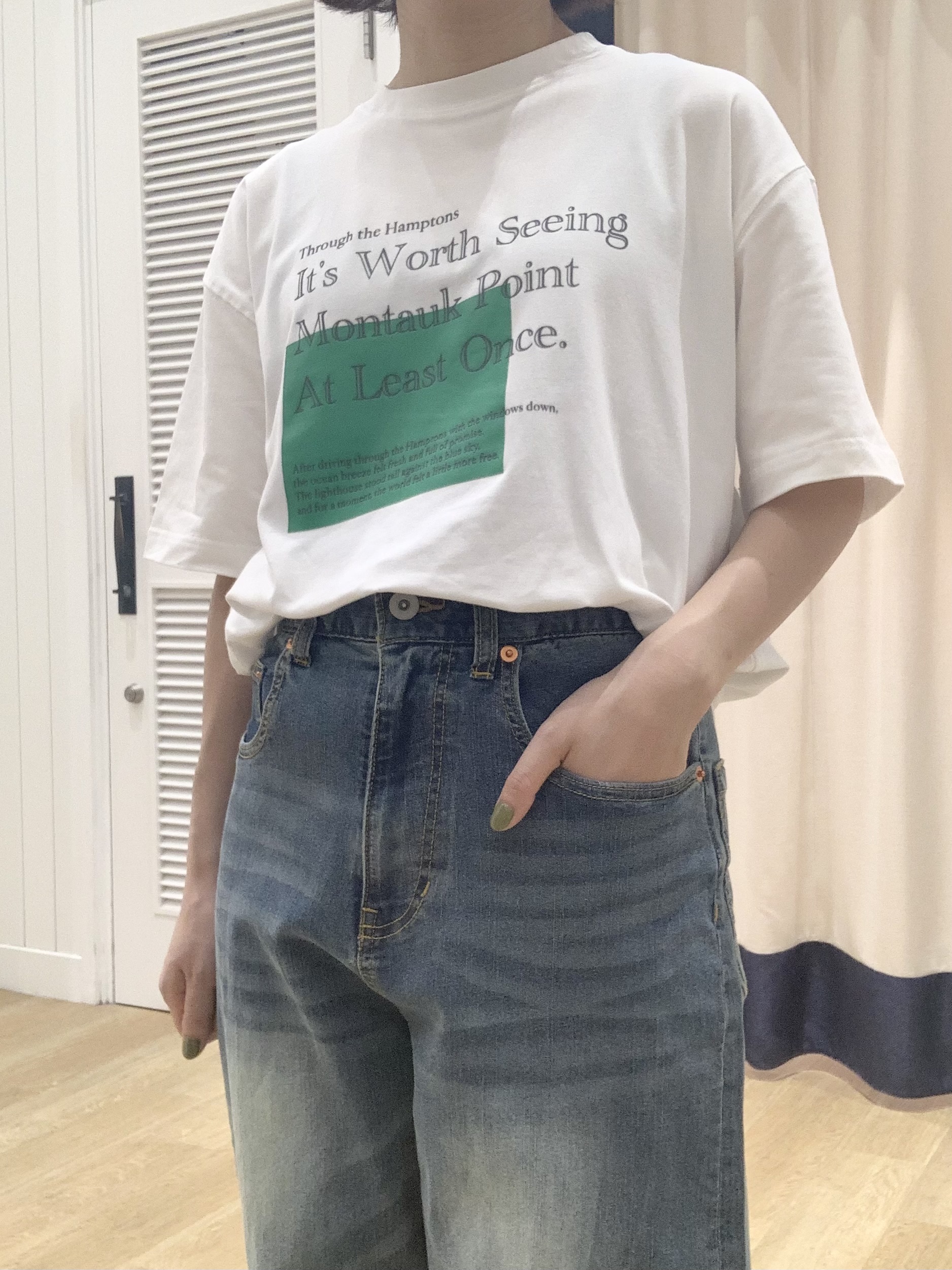 IMARIさんの「Dessin｜グラフィックデザイン Tシャツ」を使ったコーディネート